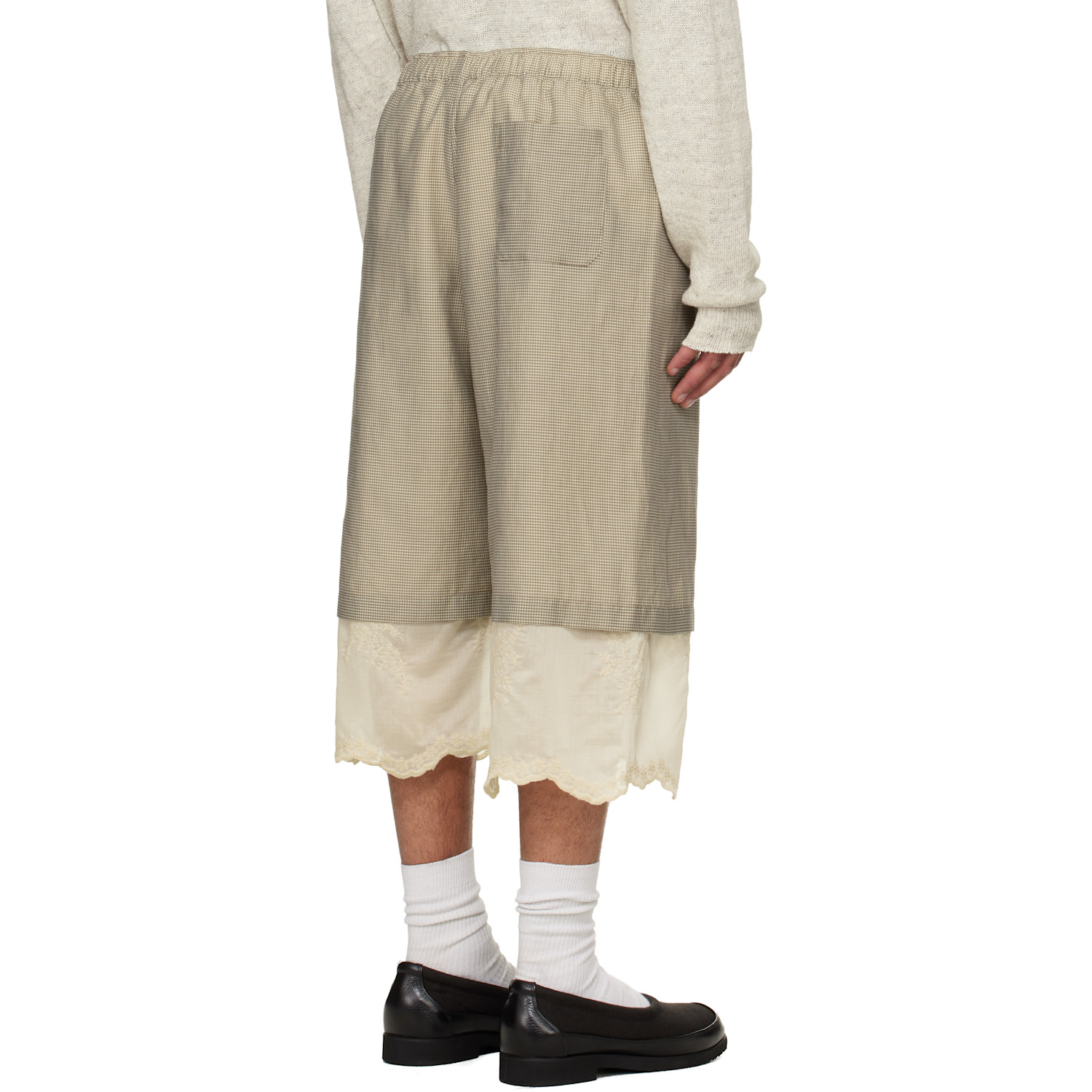  Our Legacy Beige Frill Shorts 