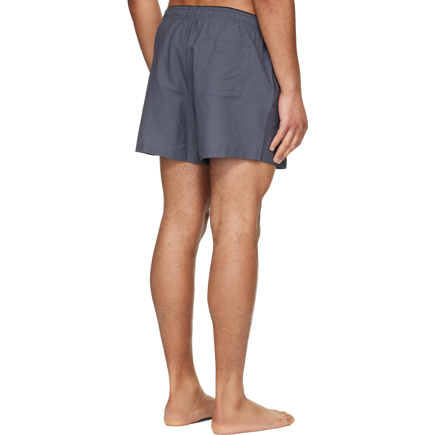  Our Legacy Gray Boxer Swim Shorts 