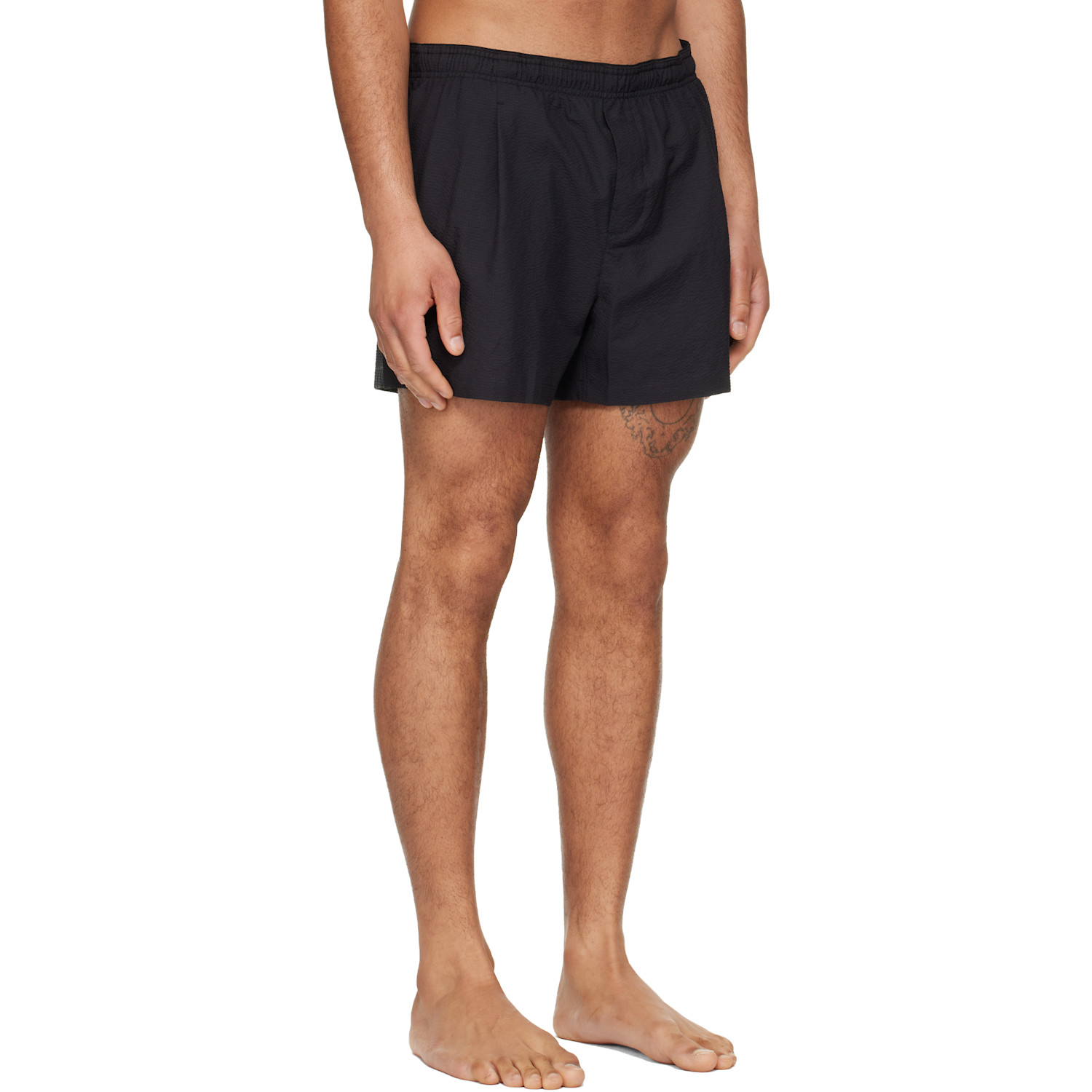  Our Legacy Black Boxer Swim Shorts 