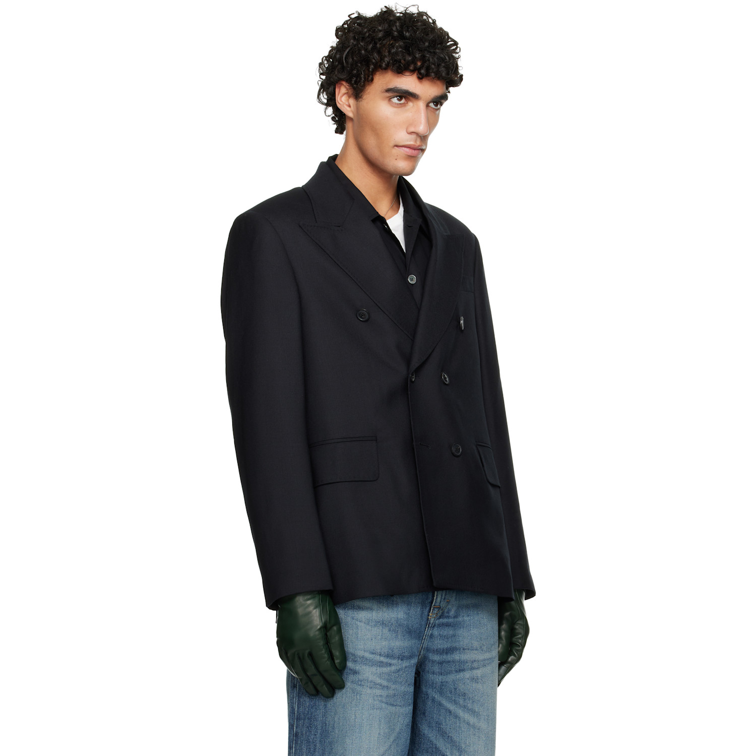  Our Legacy Black Unconstructed Db Blazer 