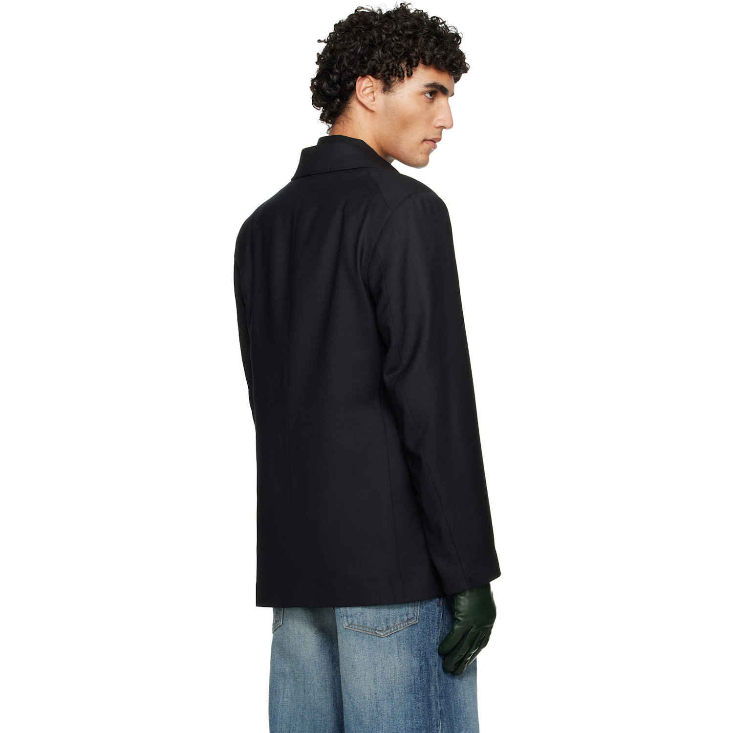  Our Legacy Black Unconstructed Db Blazer 