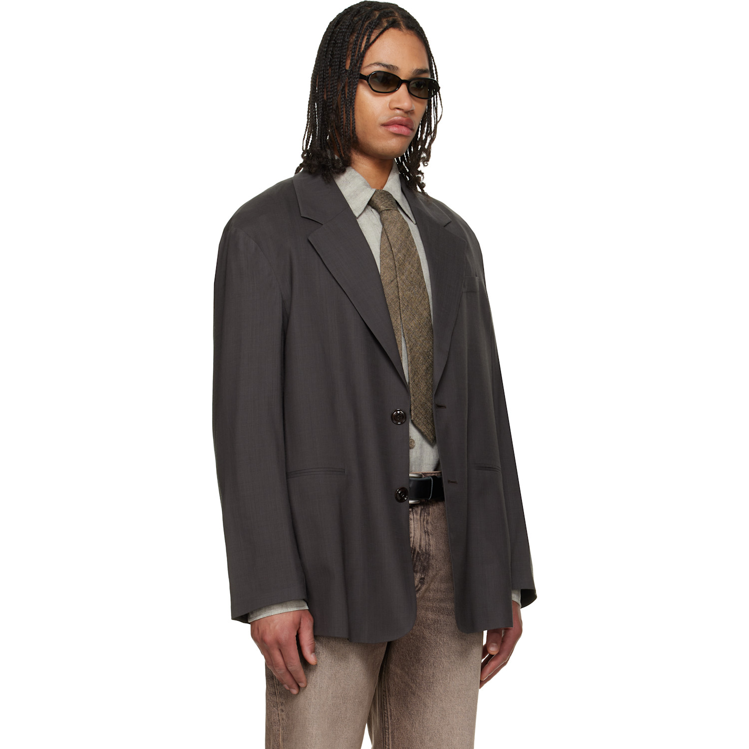  Our Legacy Gray Industry Blazer 