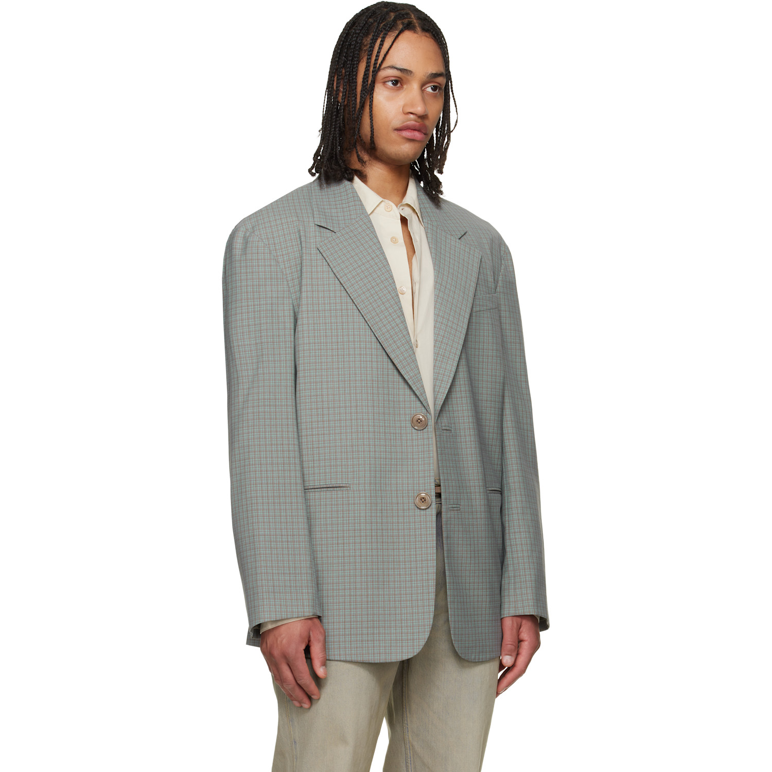  Our Legacy Gray Industry Blazer 