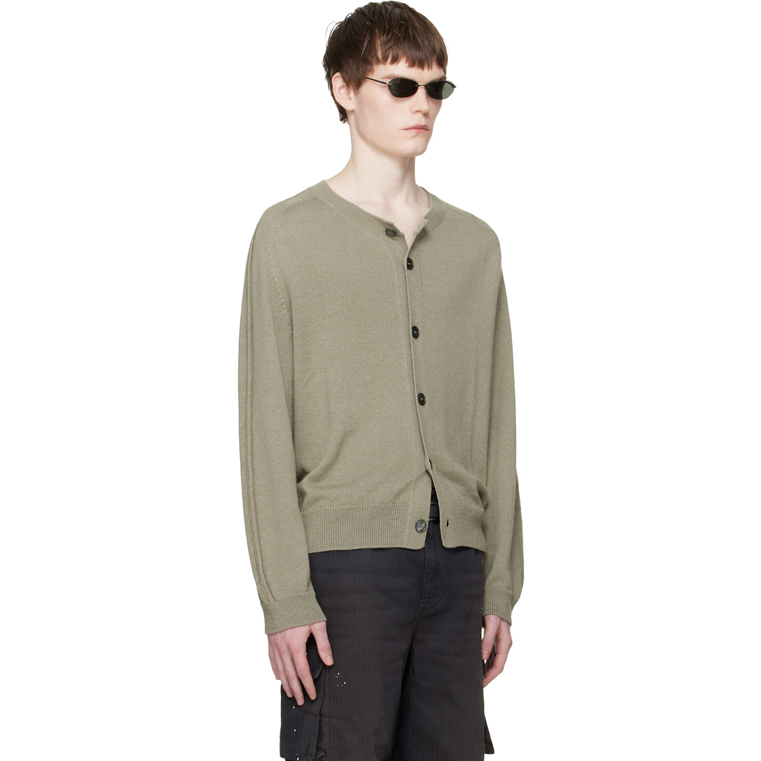  Our Legacy Green True Cardigan 