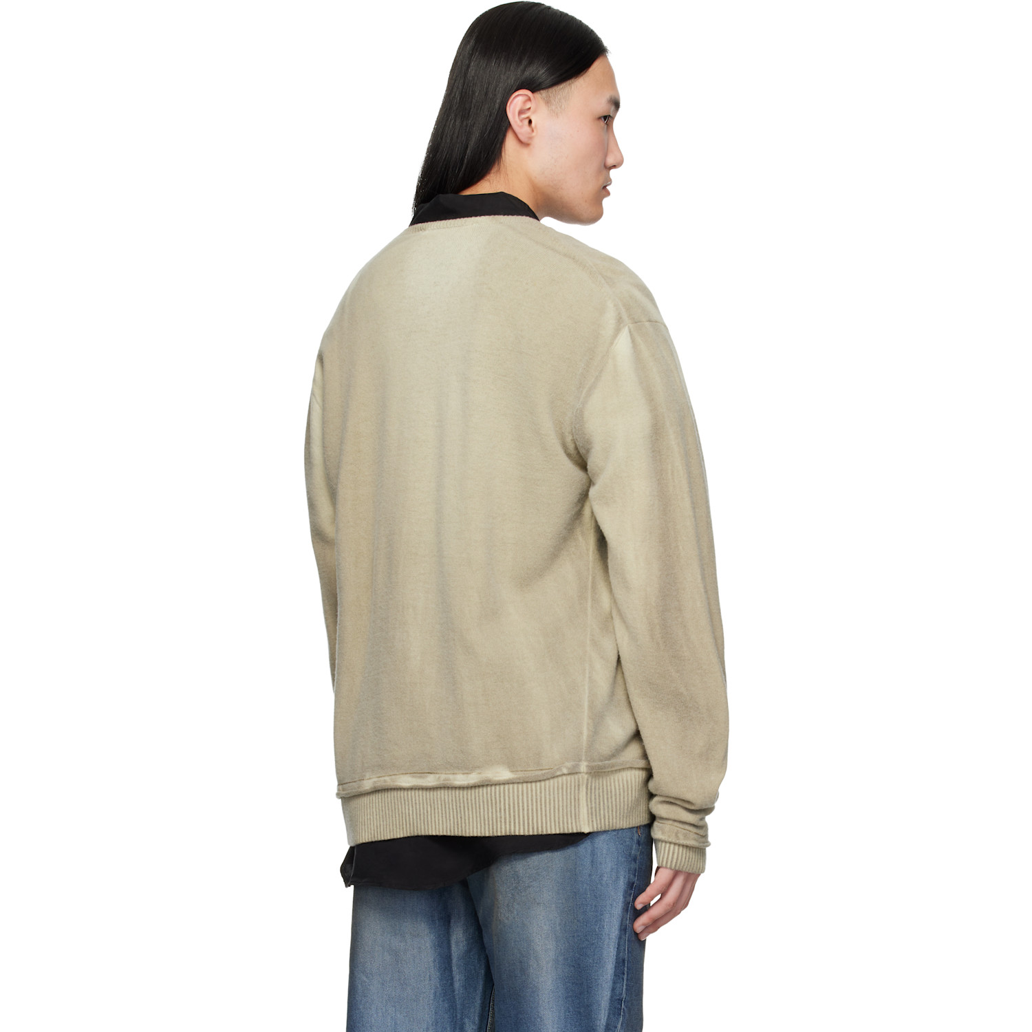 Our Legacy Beige Parallel Cardigan 
