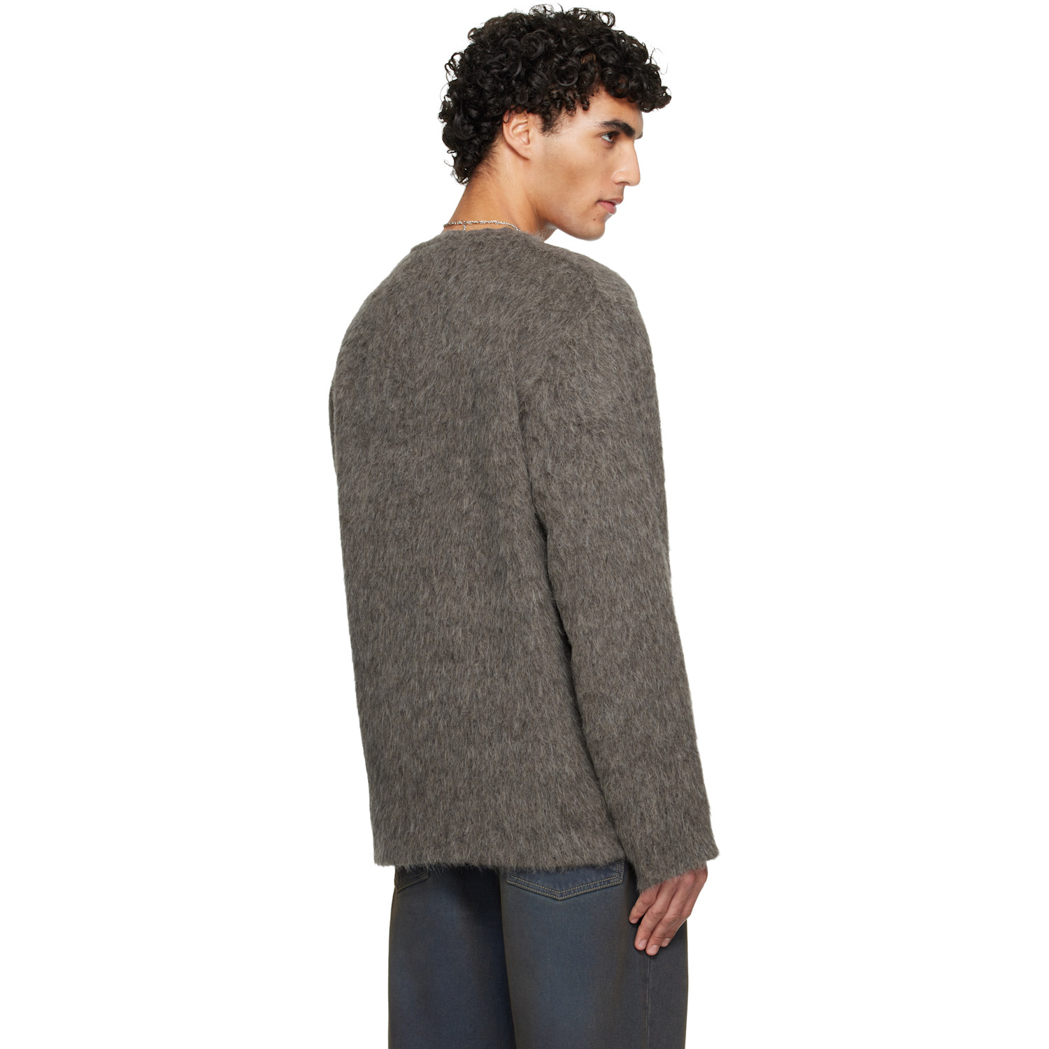  Our Legacy Gray Wool Cardigan 