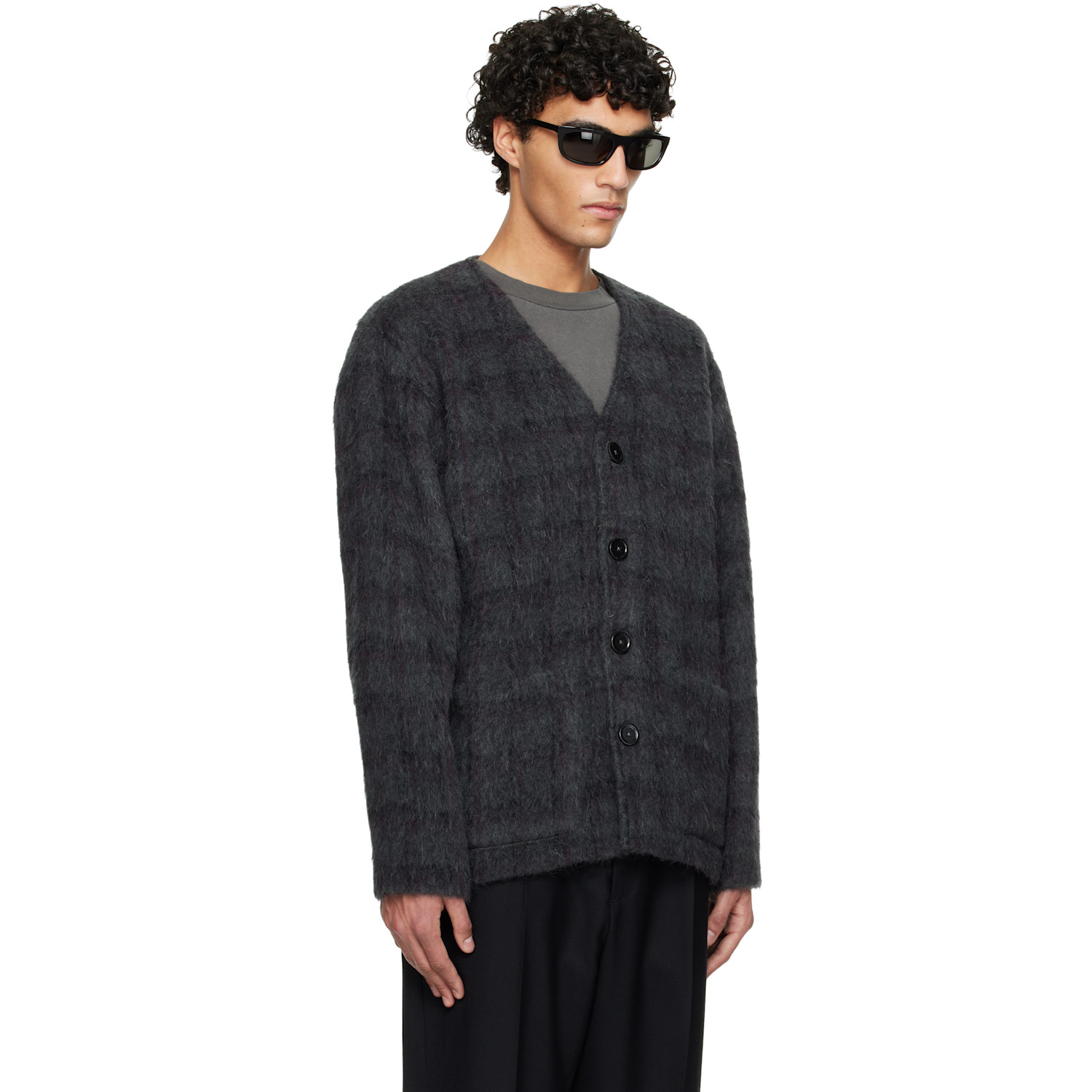  Our Legacy Gray Wool Cardigan 