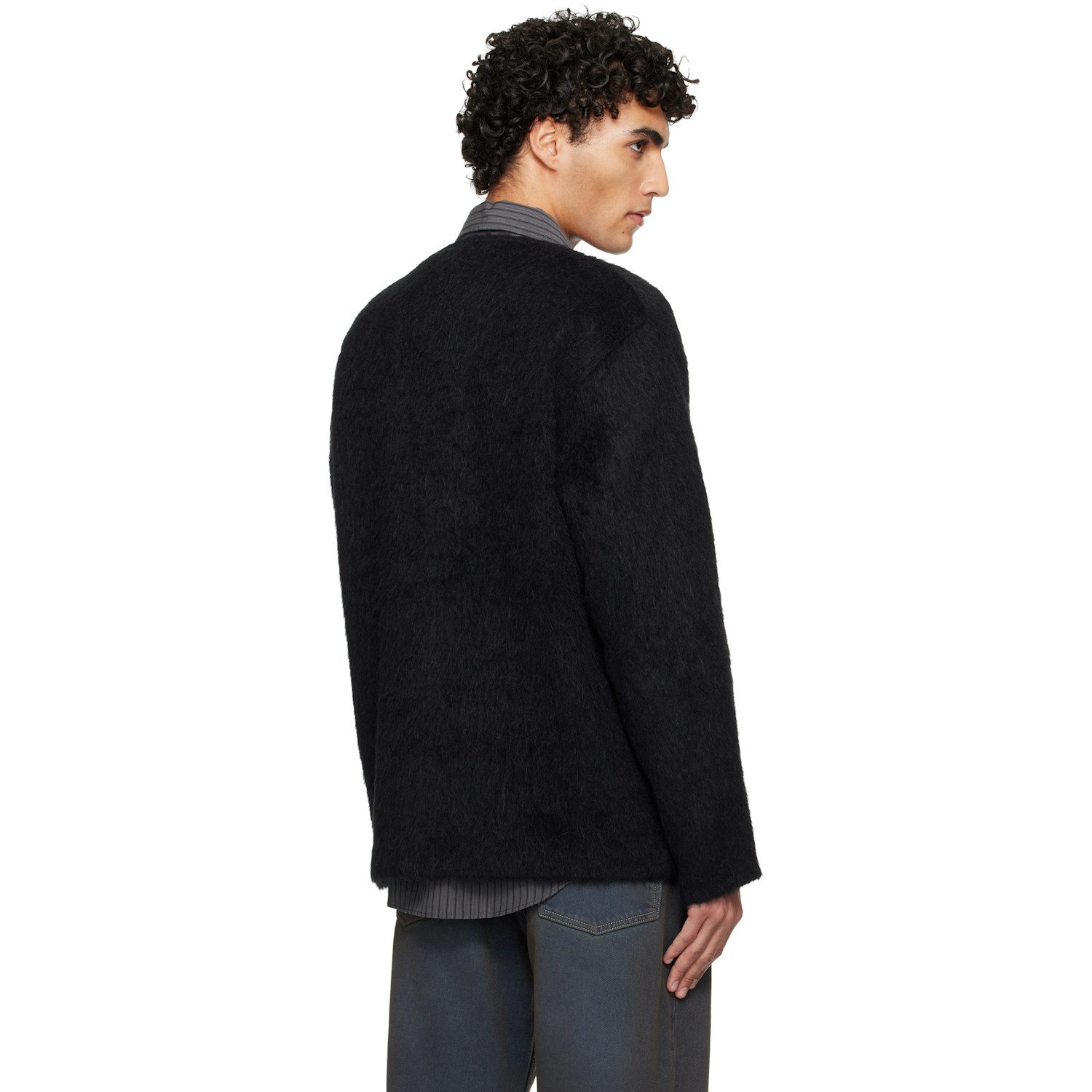  Our Legacy Black Wool Cardigan 