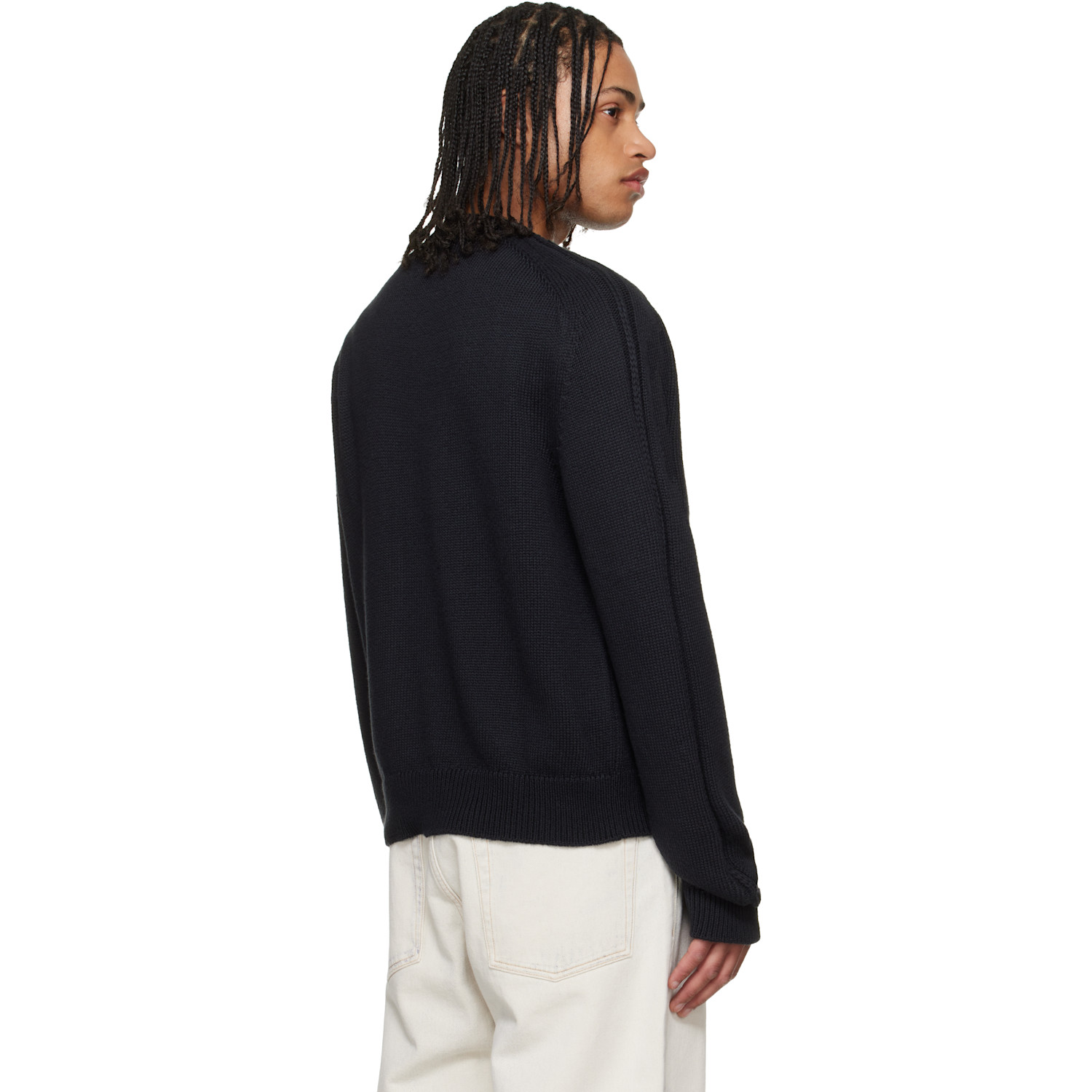  Our Legacy Black True Roundneck Sweater 