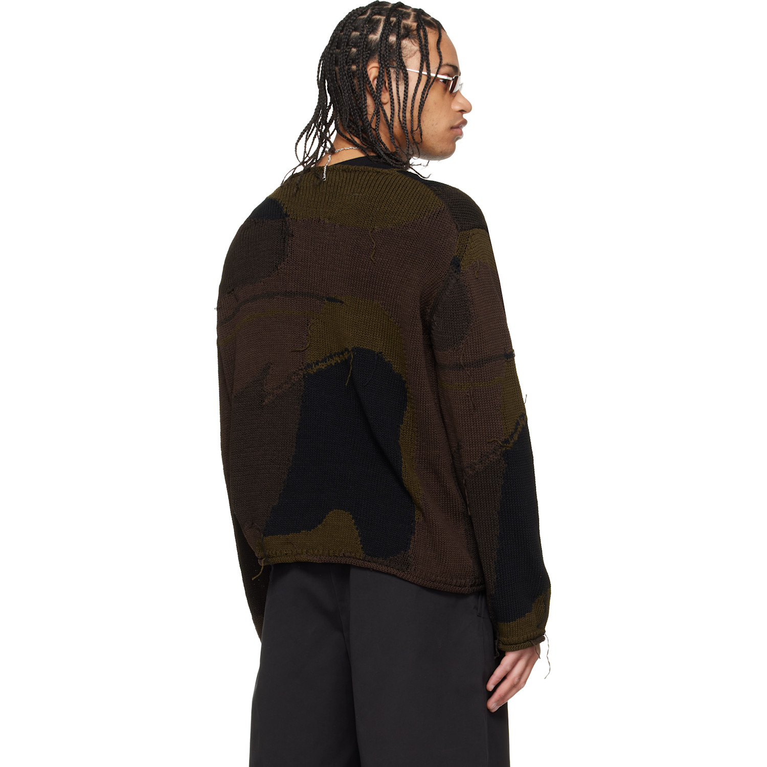  Our Legacy Brown Rigid Popover Sweater 
