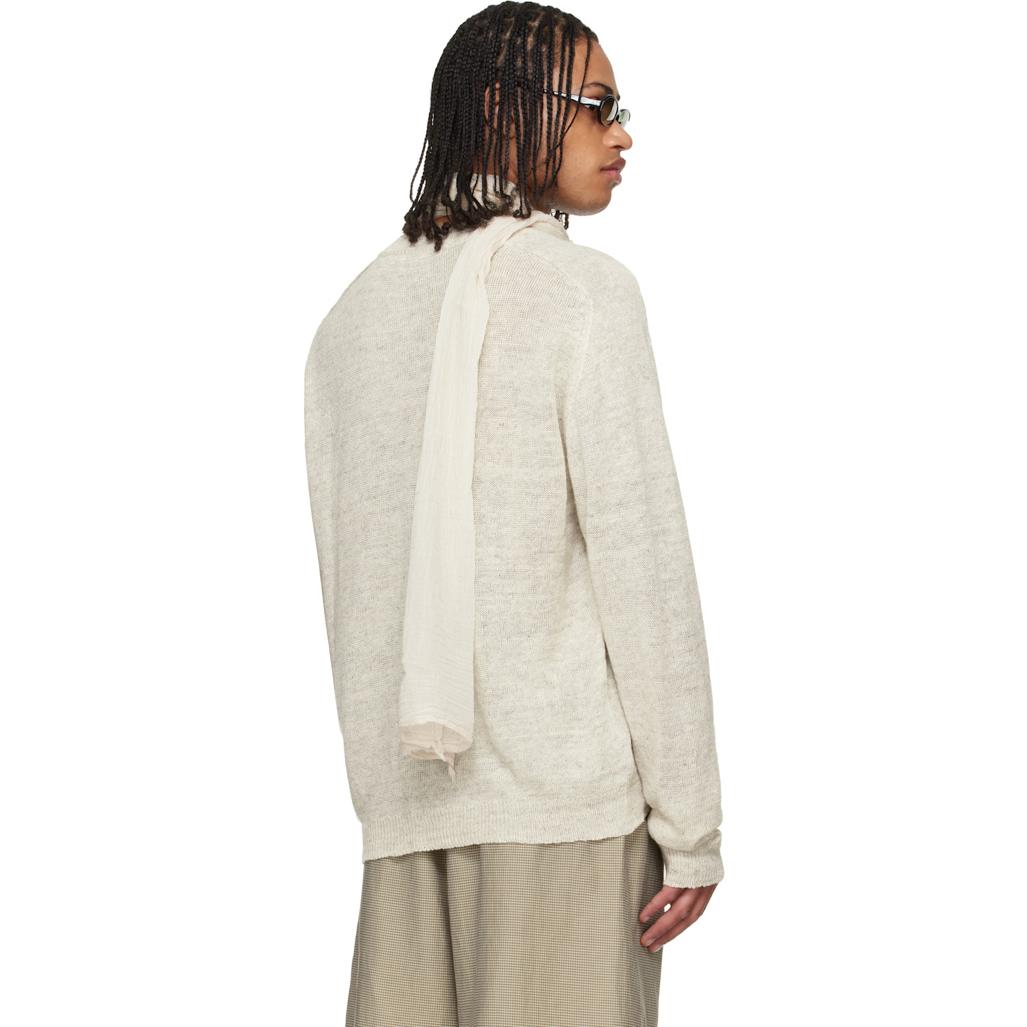  Our Legacy Off-white Rue V-neck Sweater 