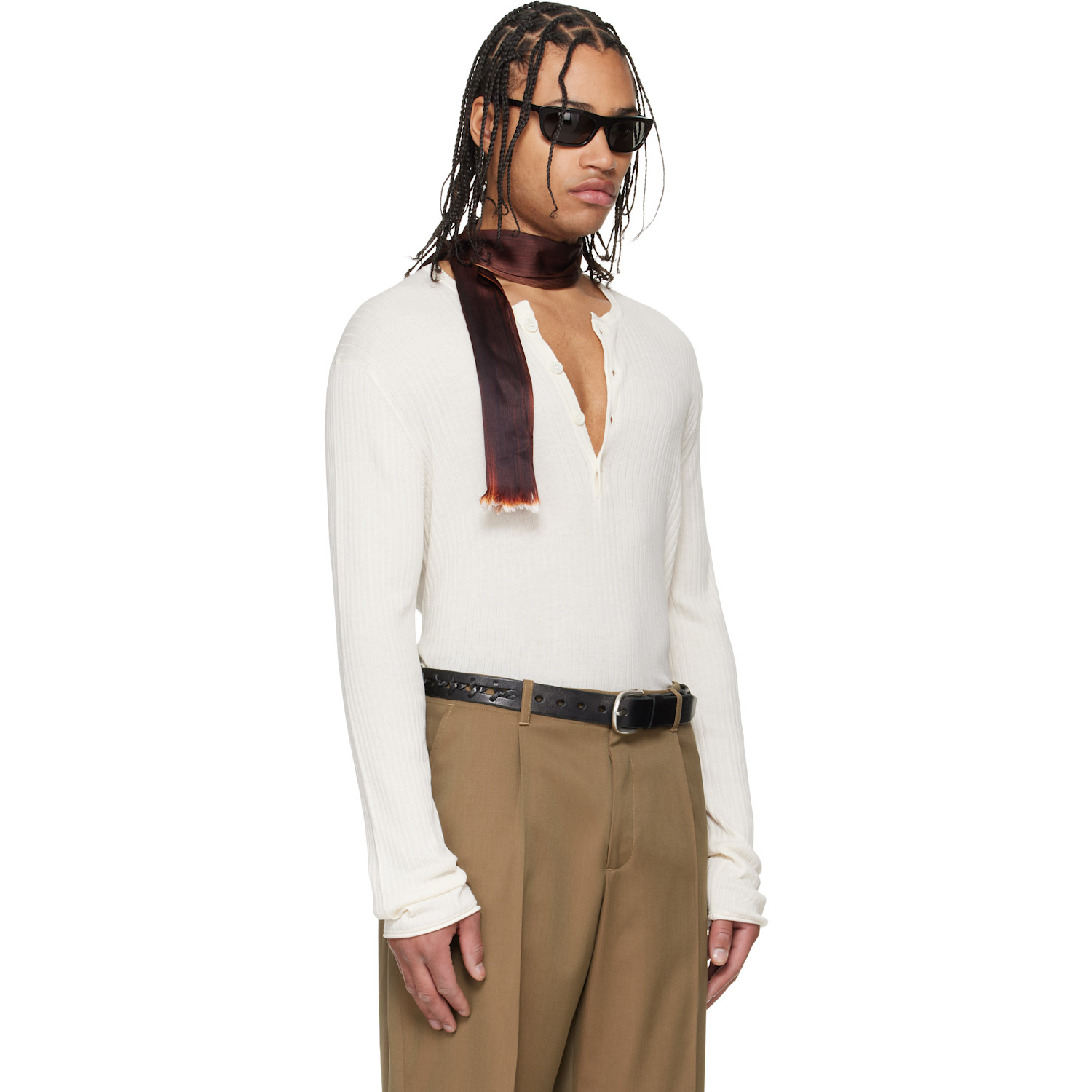  Our Legacy Off-white Fine Henley 