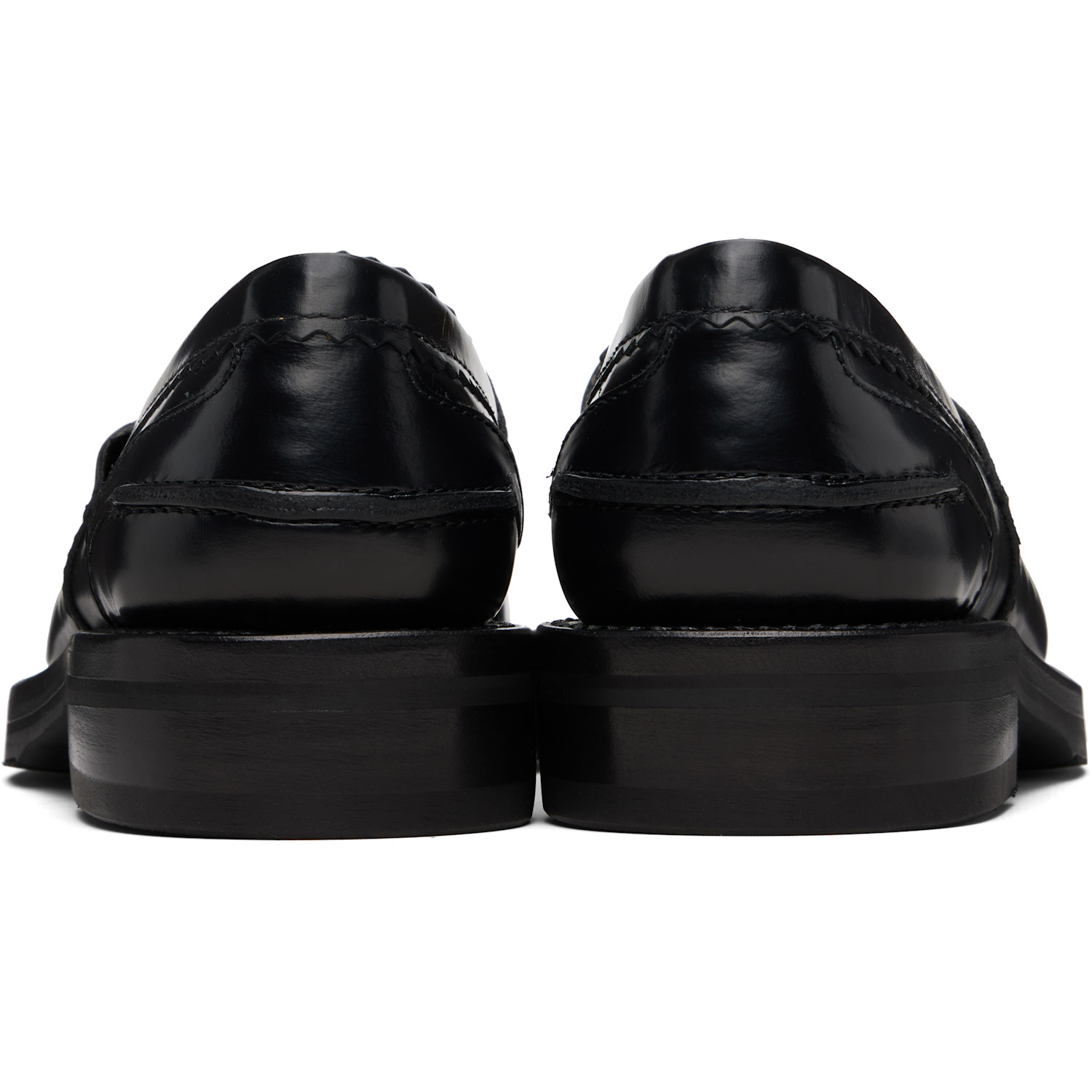  Our Legacy Black Leather Loafers 