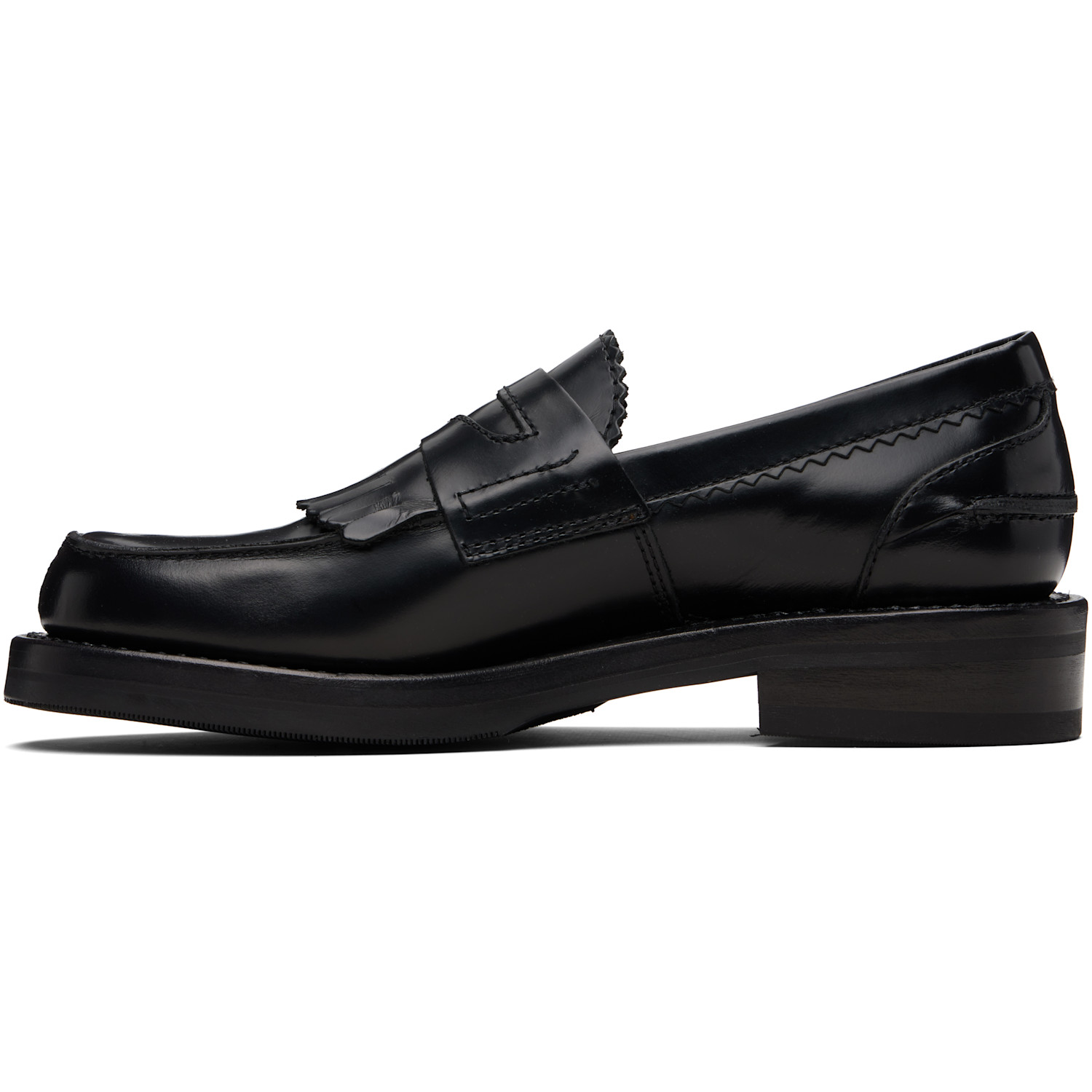  Our Legacy Black Leather Loafers 