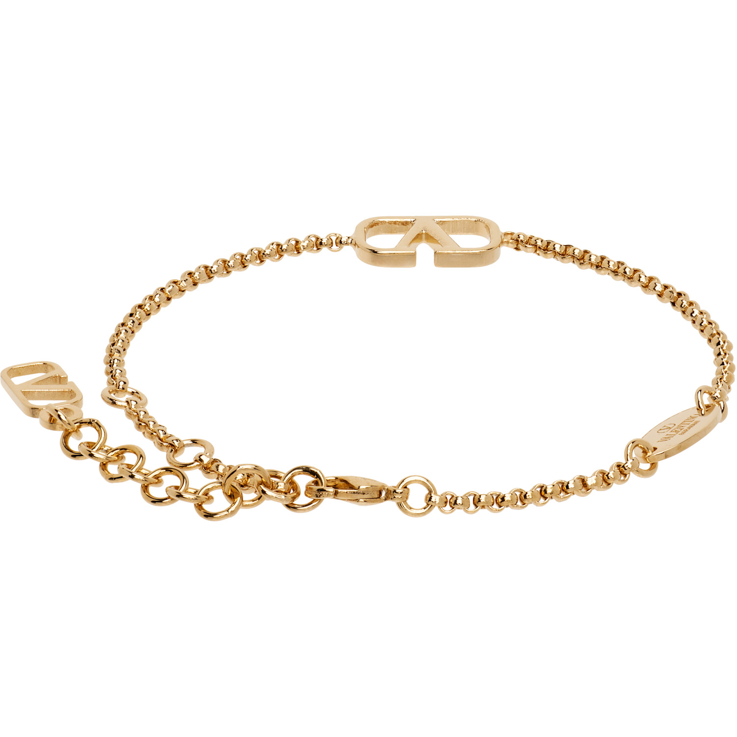  Valentino Garavani Vlogo Signature Metal Bracelet 