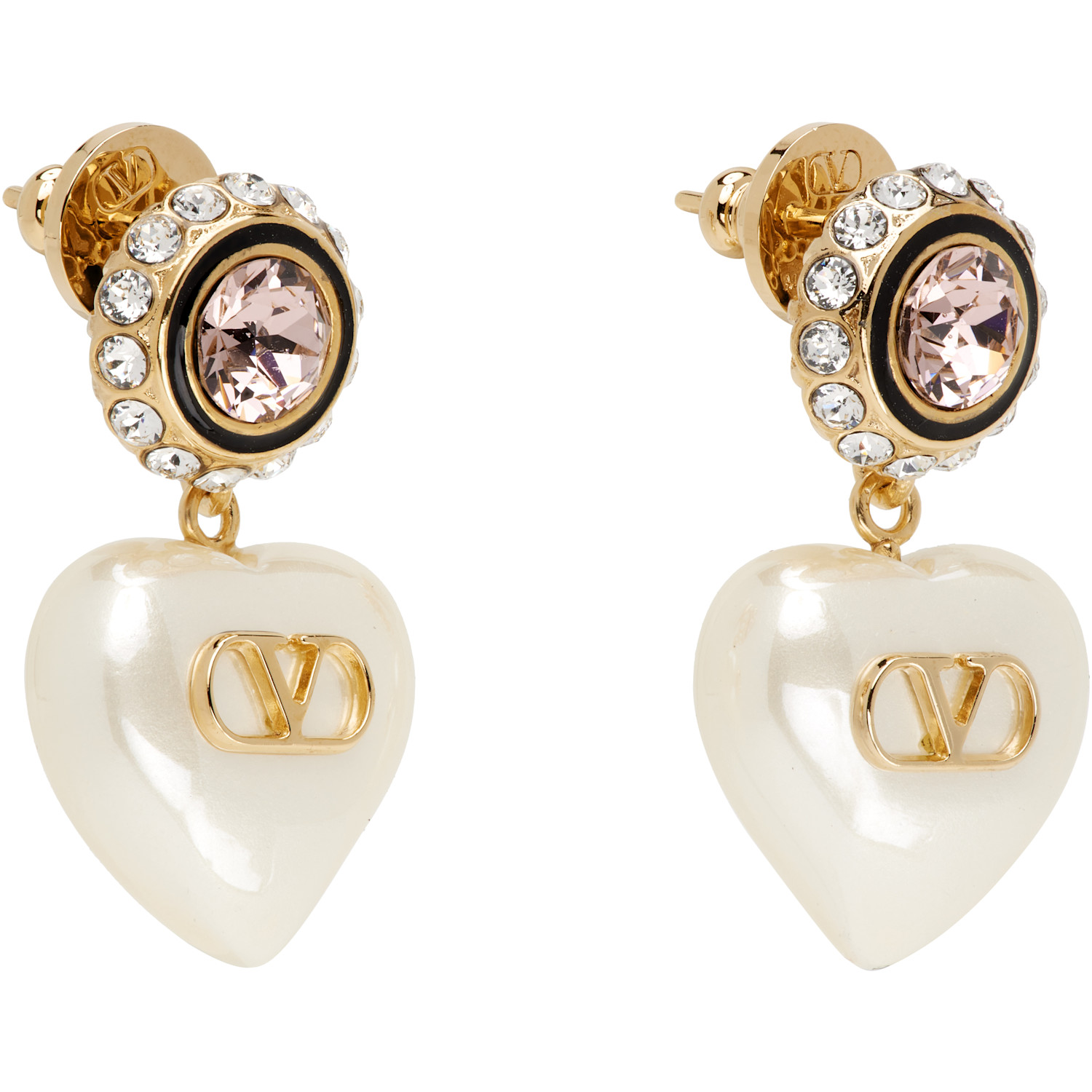  Valentino Garavani Vlogo Signature Earrings 