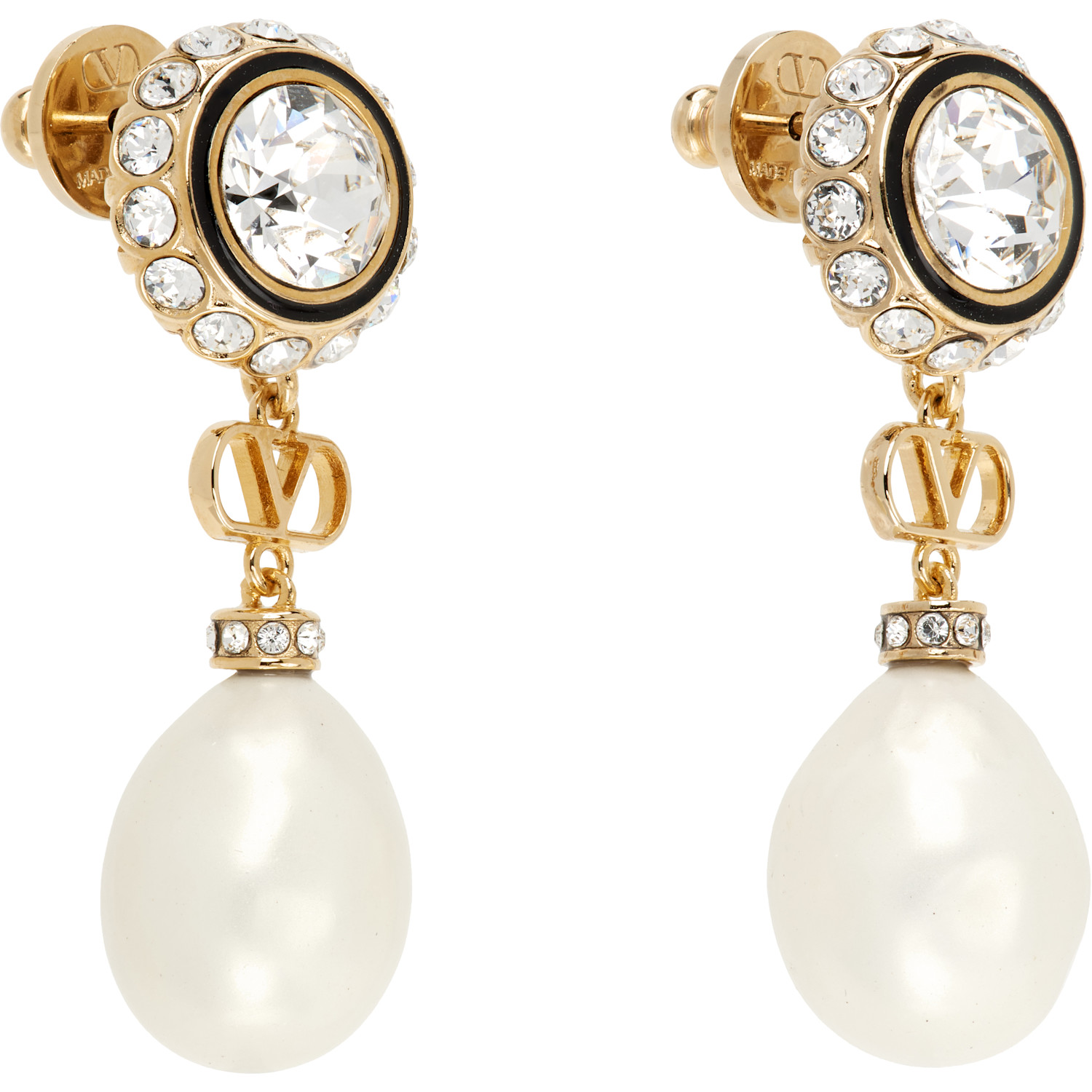  Valentino Garavani Vlogo Signature Earrings 