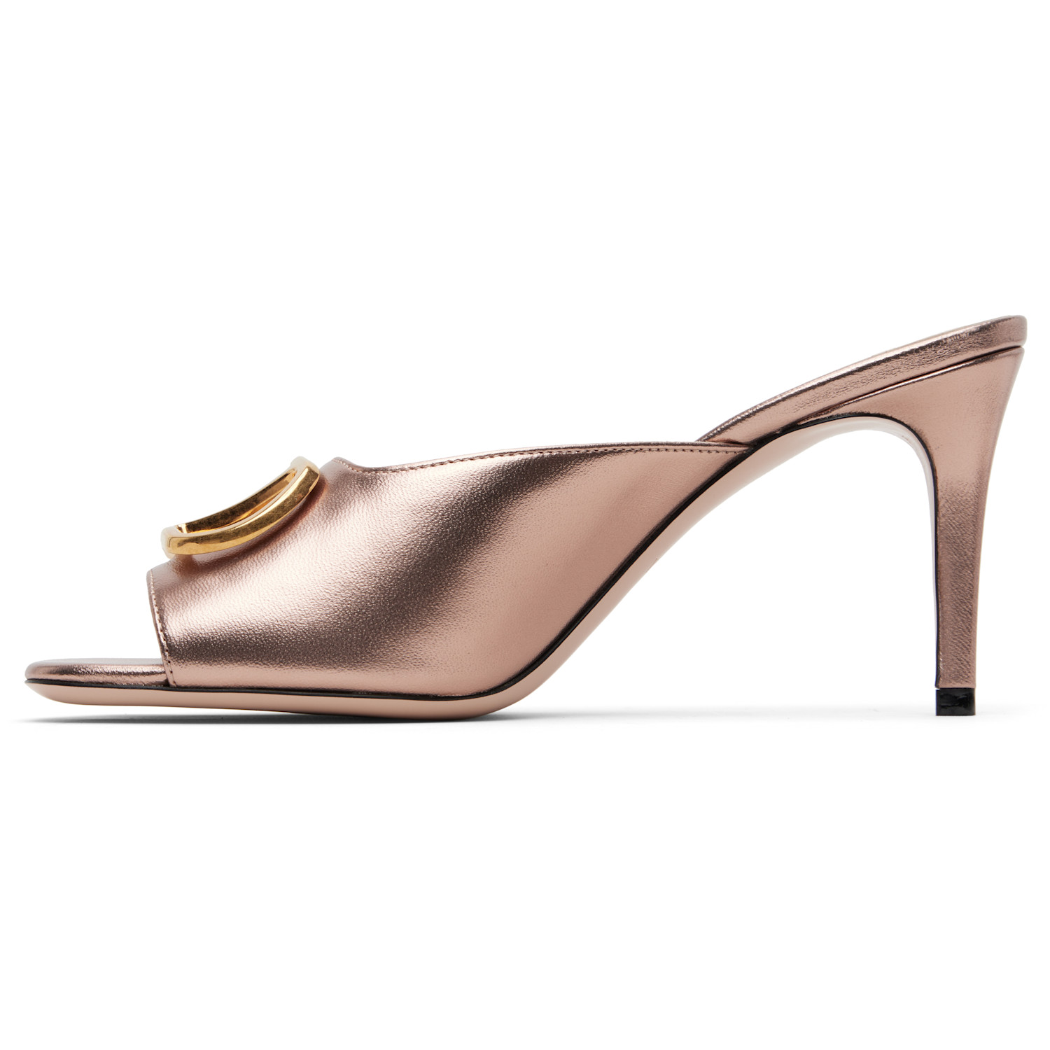  Valentino Garavani Pink Vlogo Signature Heeled Sandals 
