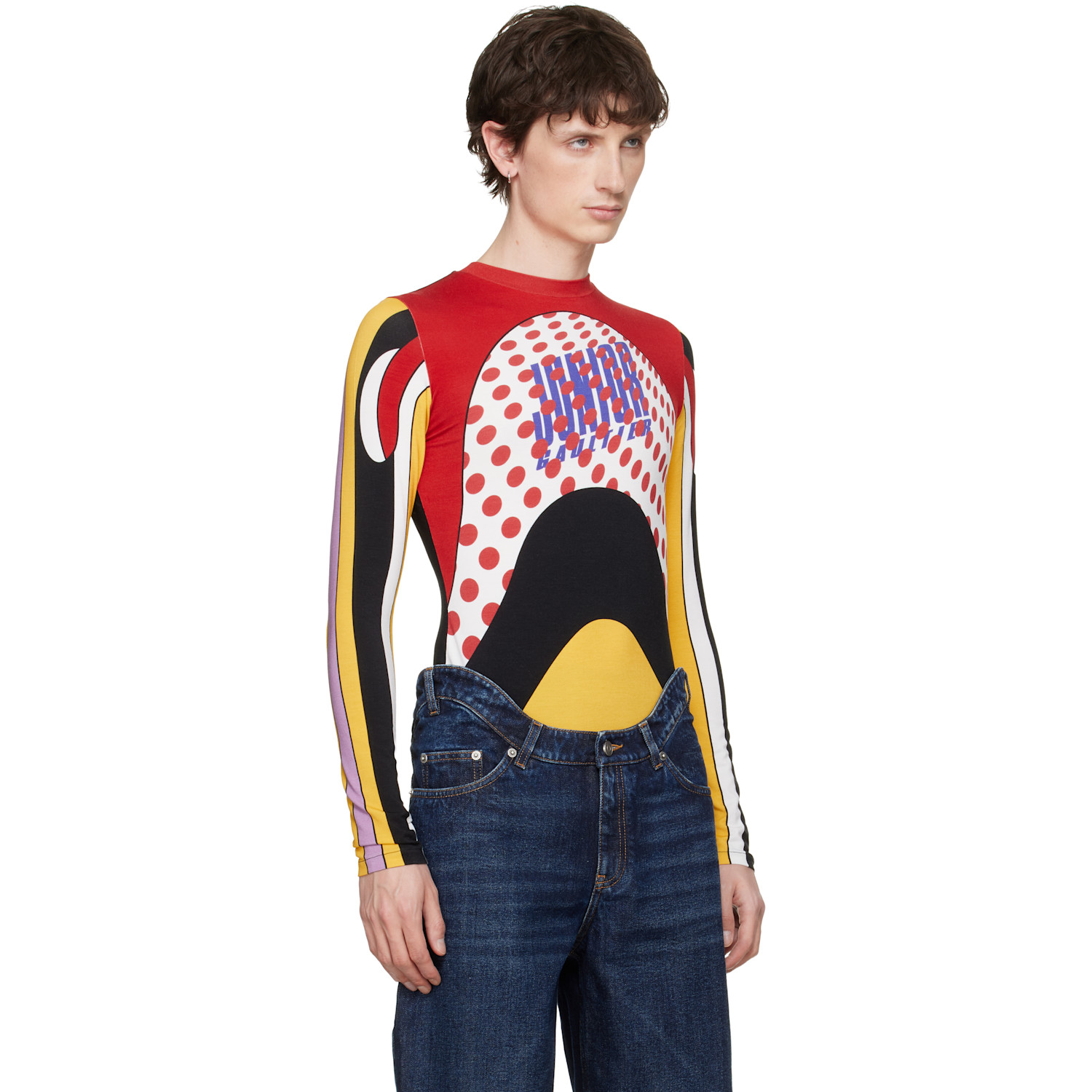  Jean Paul Gaultier Multicolor 'the Junior Body Map' Top 