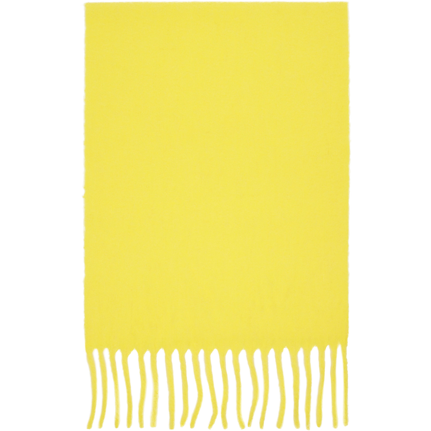 ISSEY MIYAKE Yellow Baby Alpaca Stole Scarf
