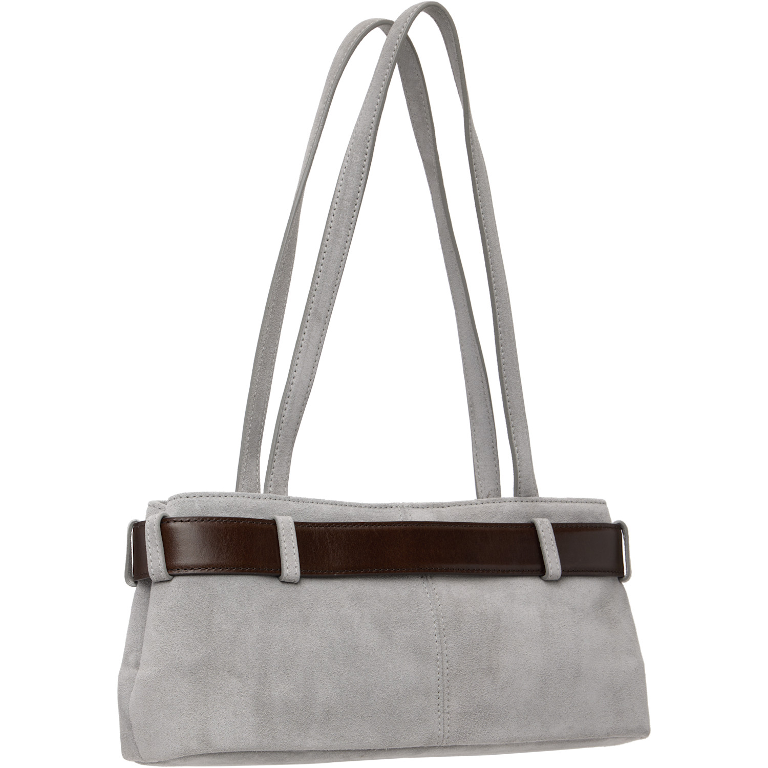  Osoi Gray Shoulder Brocle Mini Bag 