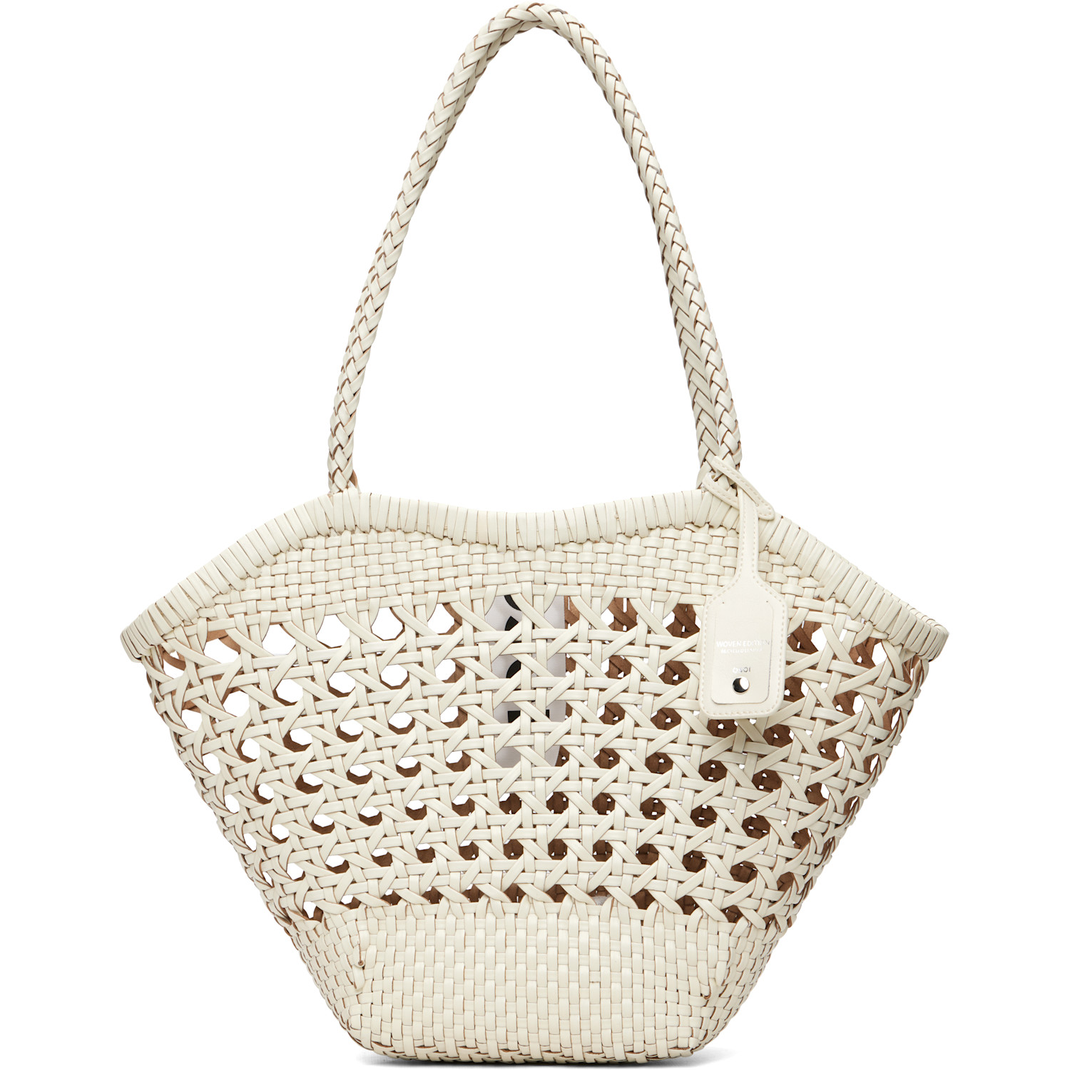 OSOI Off-White Lip Shoulder Bag