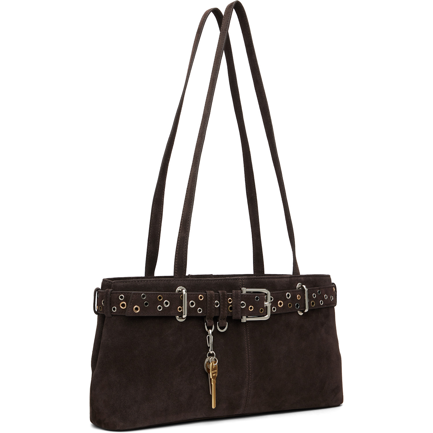  Osoi Brown Shoulder Brocle Bag 