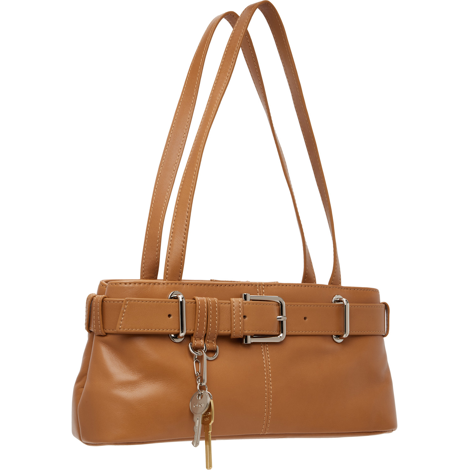  Osoi Tan Shoulder Brocle Mini Bag 