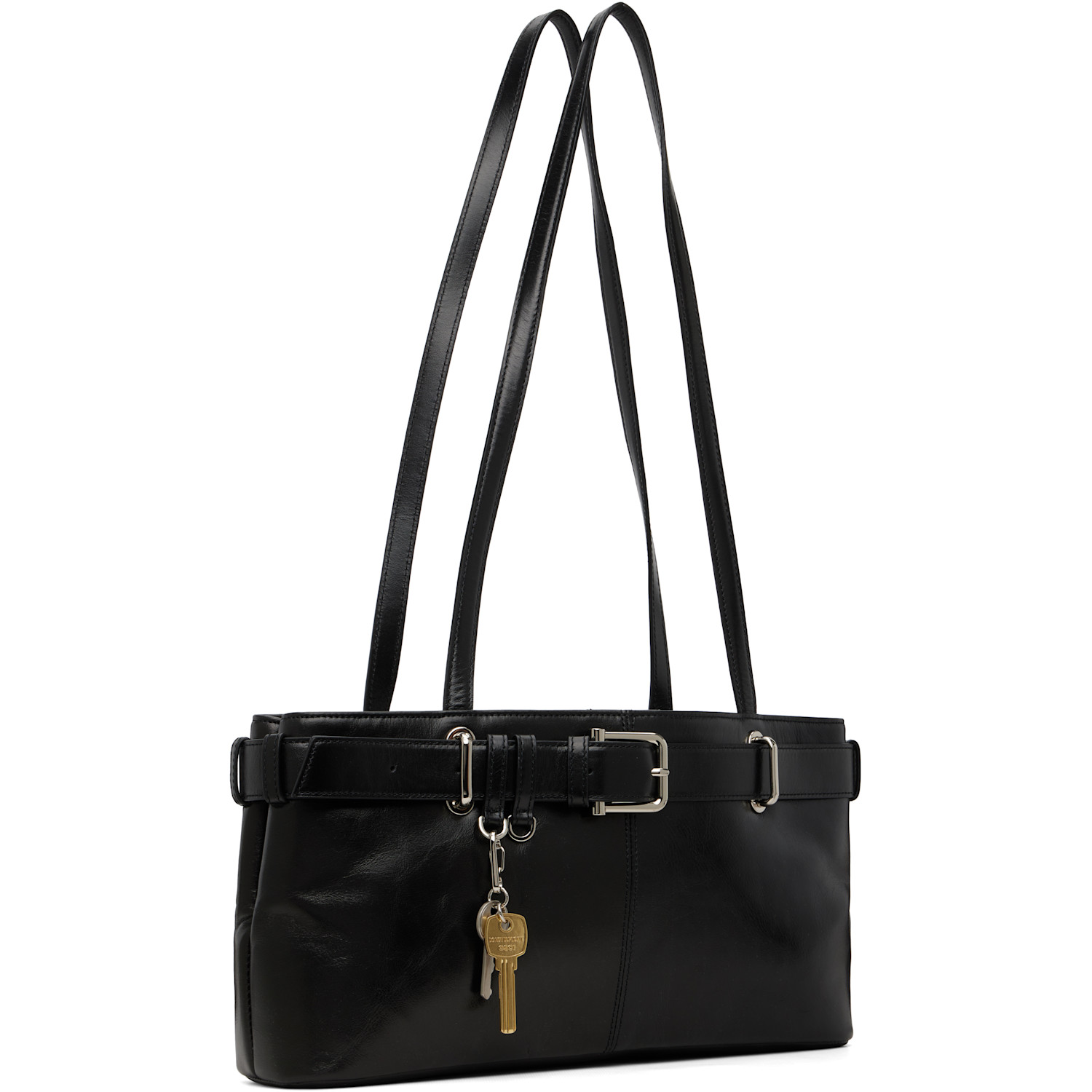  Osoi Black Shoulder Brocle Bag 