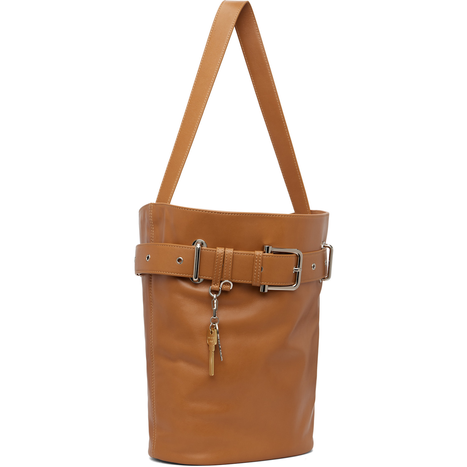  Osoi Brown Bucket Brocle Bag 