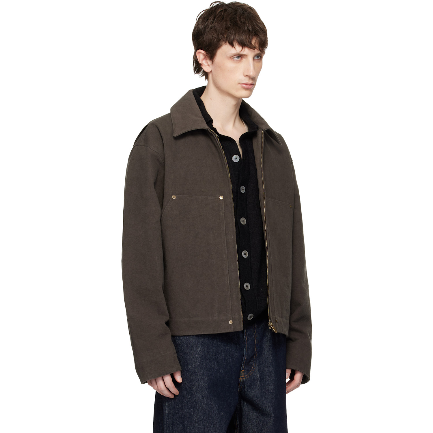  Seventh Brown Worker Jacket 
