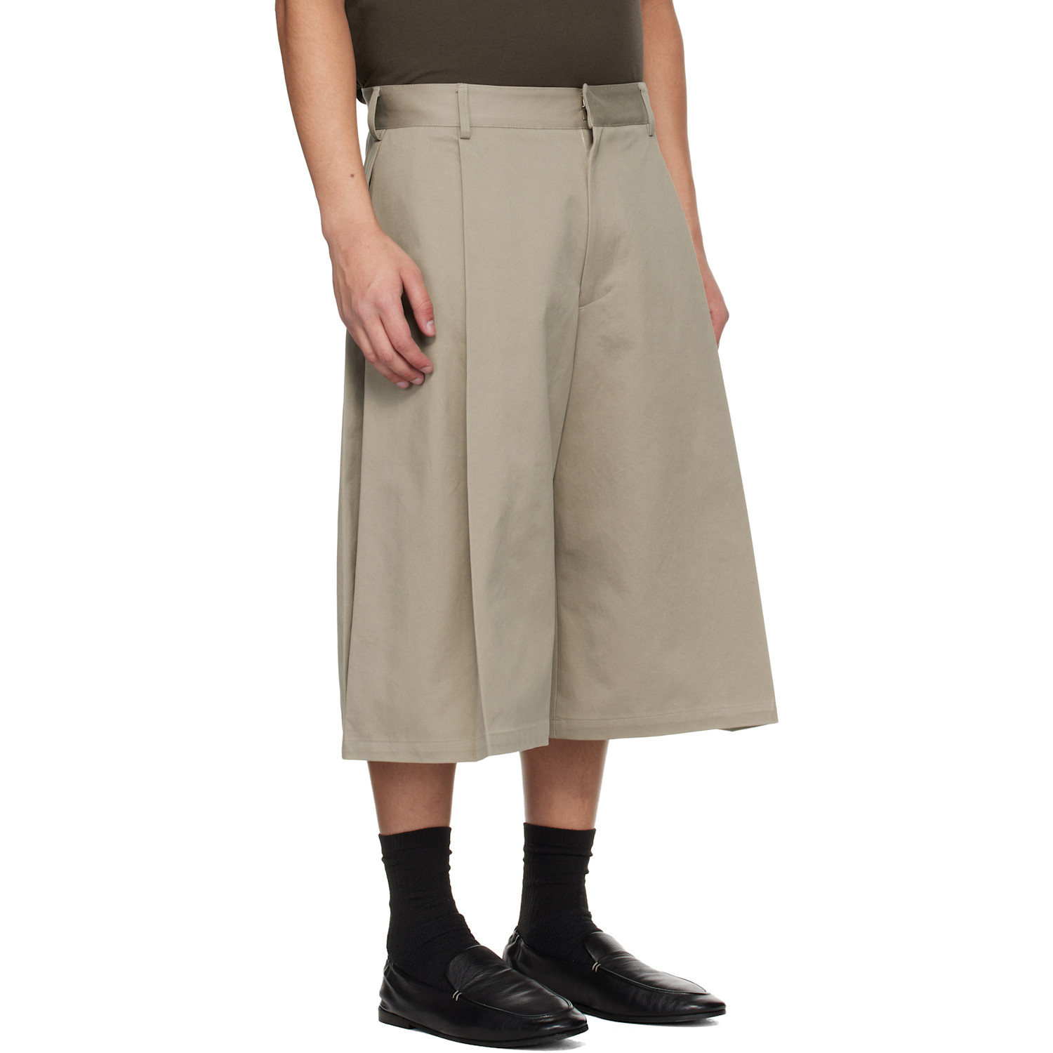  Seventh Beige Bermuda Chino Shorts 