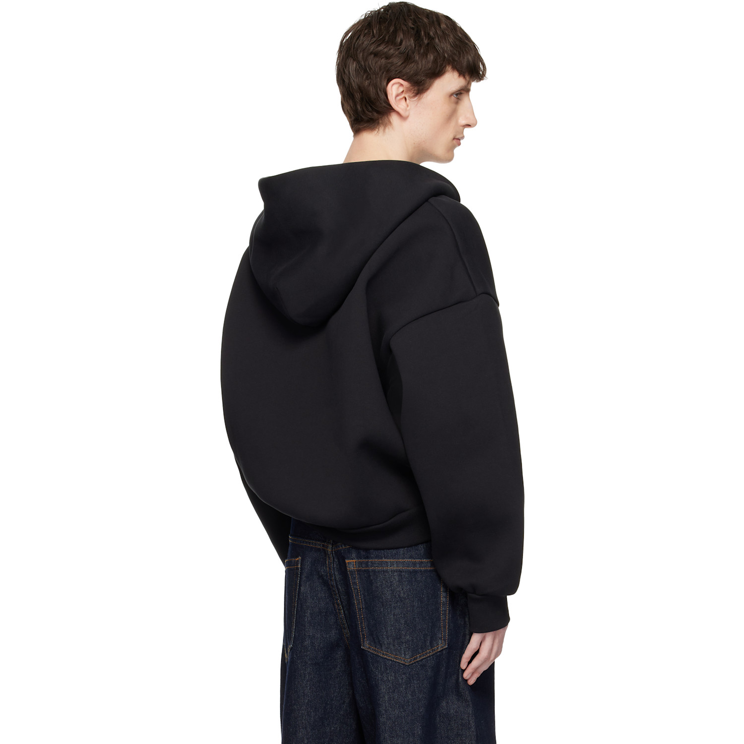  Seventh Black V2 Zipped Hoodie 