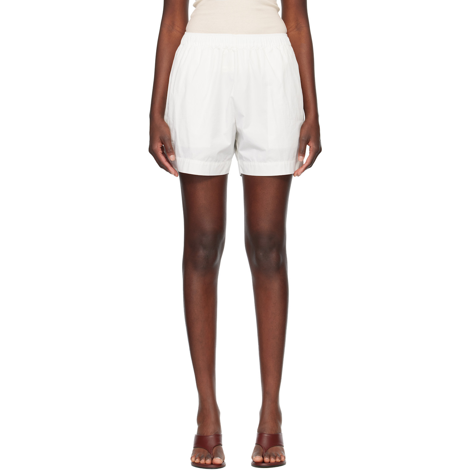 Nothing Written White Yaphi Shorts