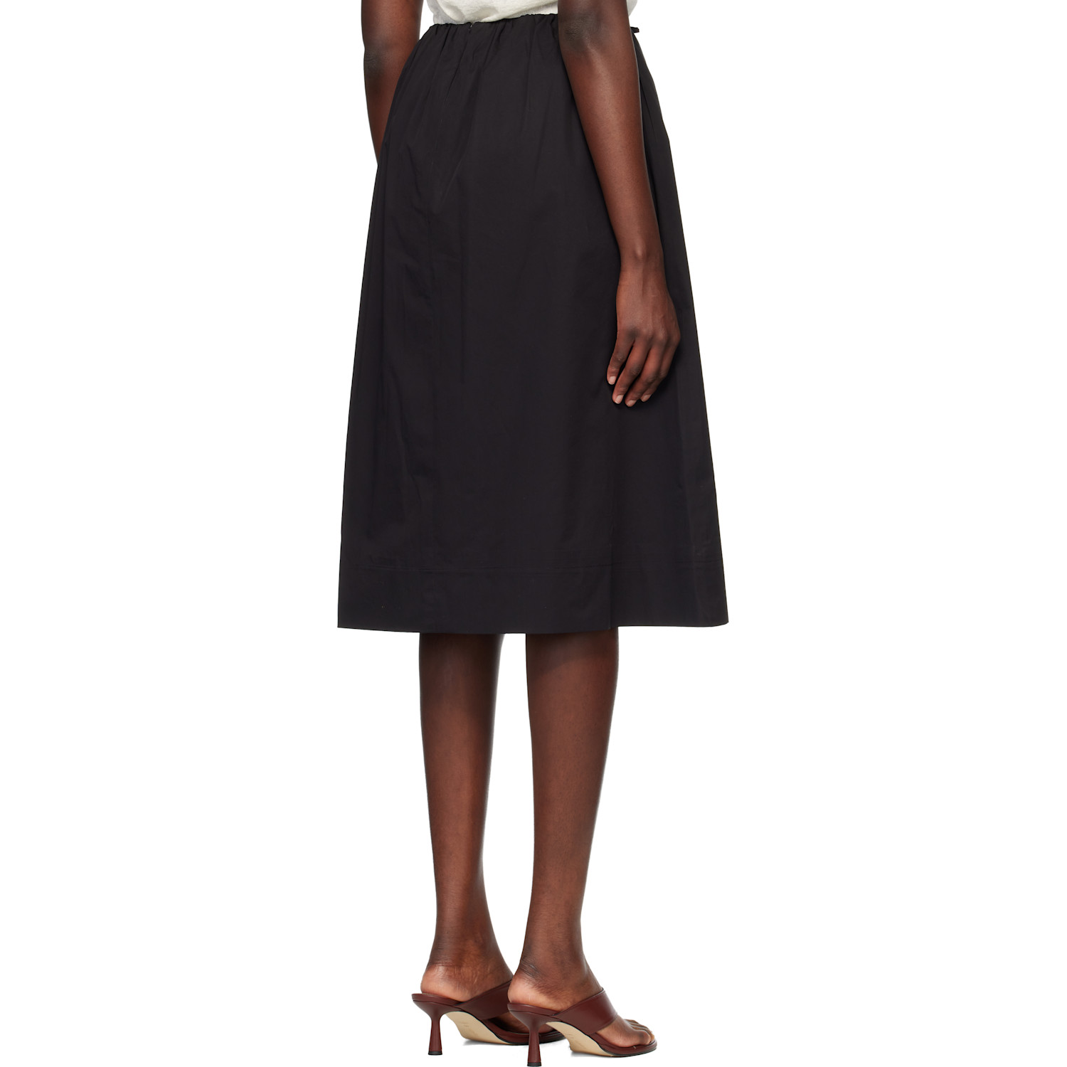  Nothing Written Black Leia A-line Midi Skirt 