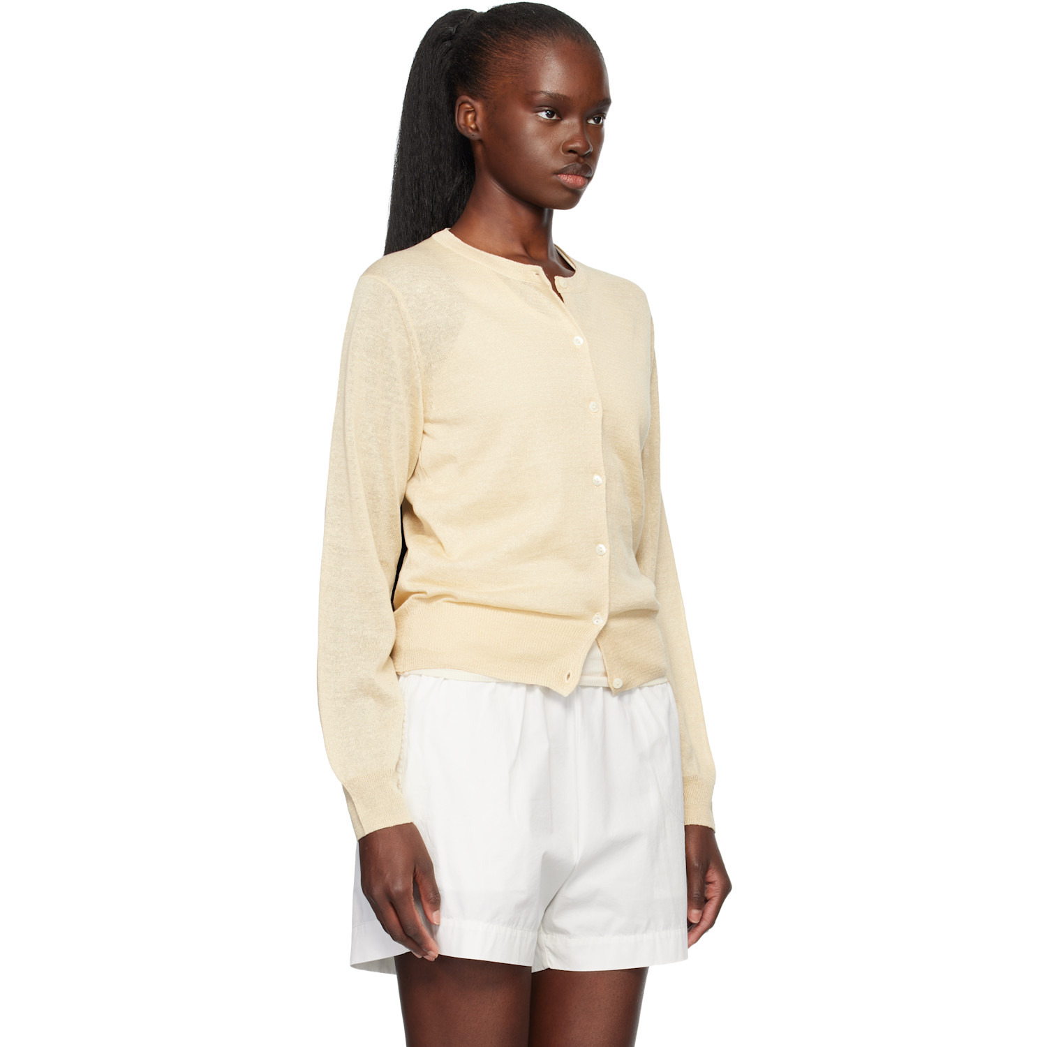  Nothing Written Yellow Rola Linen Cardigan 