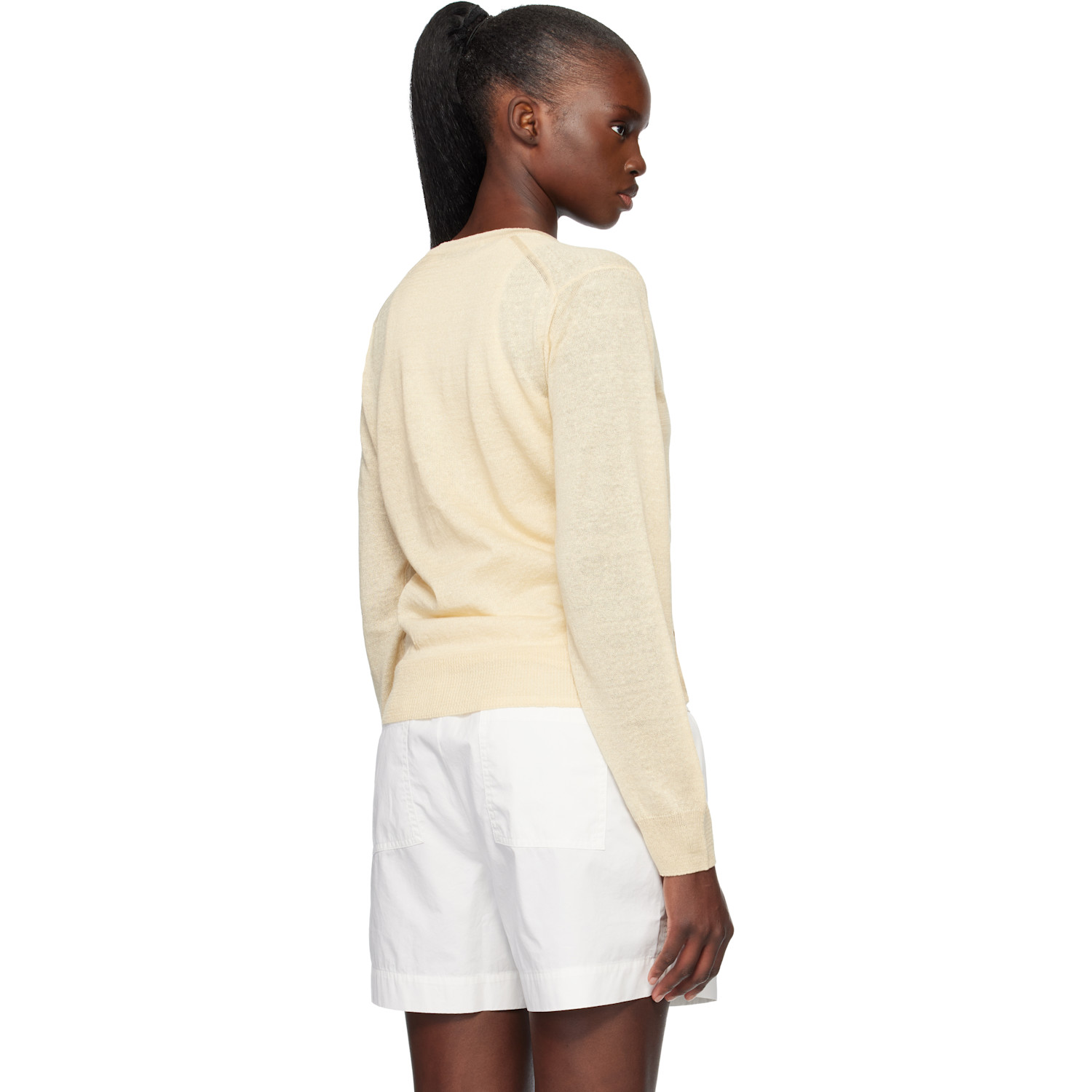  Nothing Written Yellow Rola Linen Cardigan 