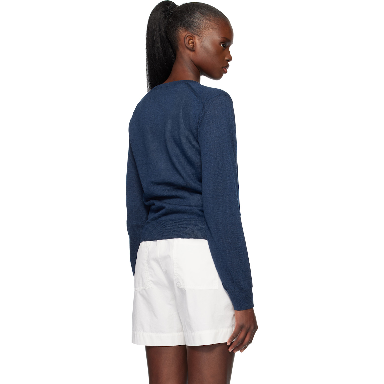  Nothing Written Navy Rola Linen Cardigan 