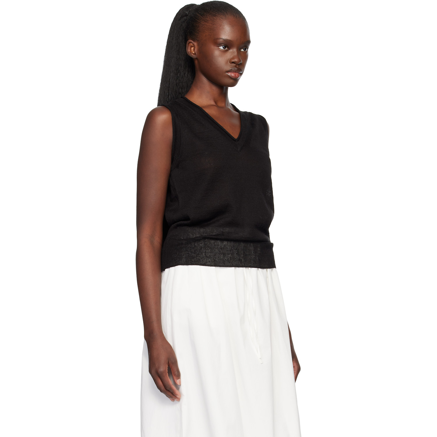  Nothing Written Black Dore Sleeveless Knit Top 