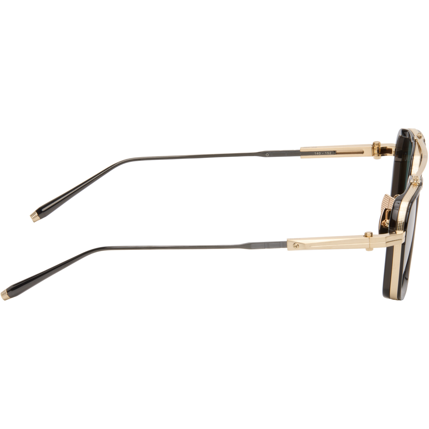  Akoni Gold & Black Solis Sunglasses 
