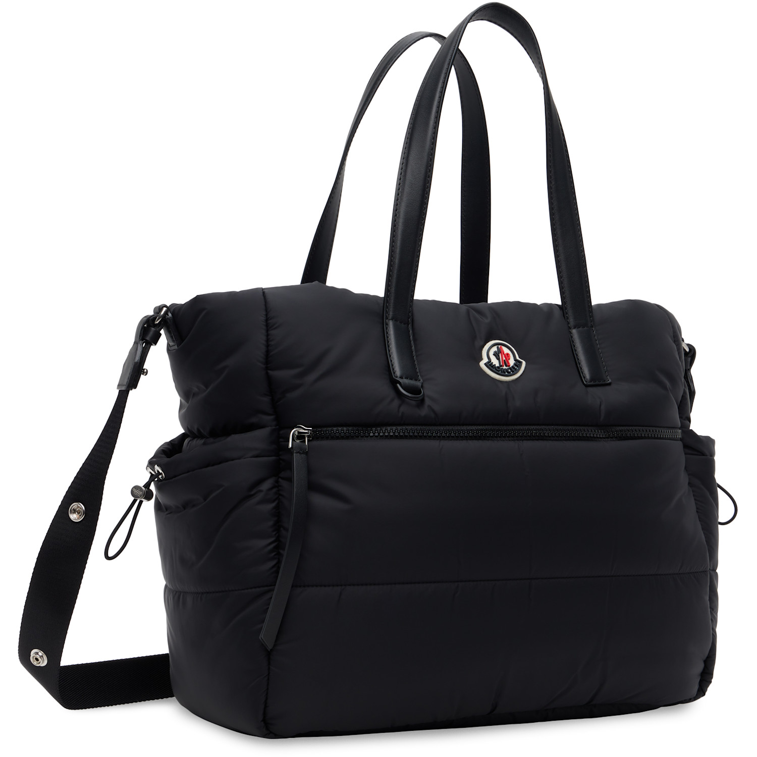  Moncler Enfant Baby Black Logo Diaper Bag 