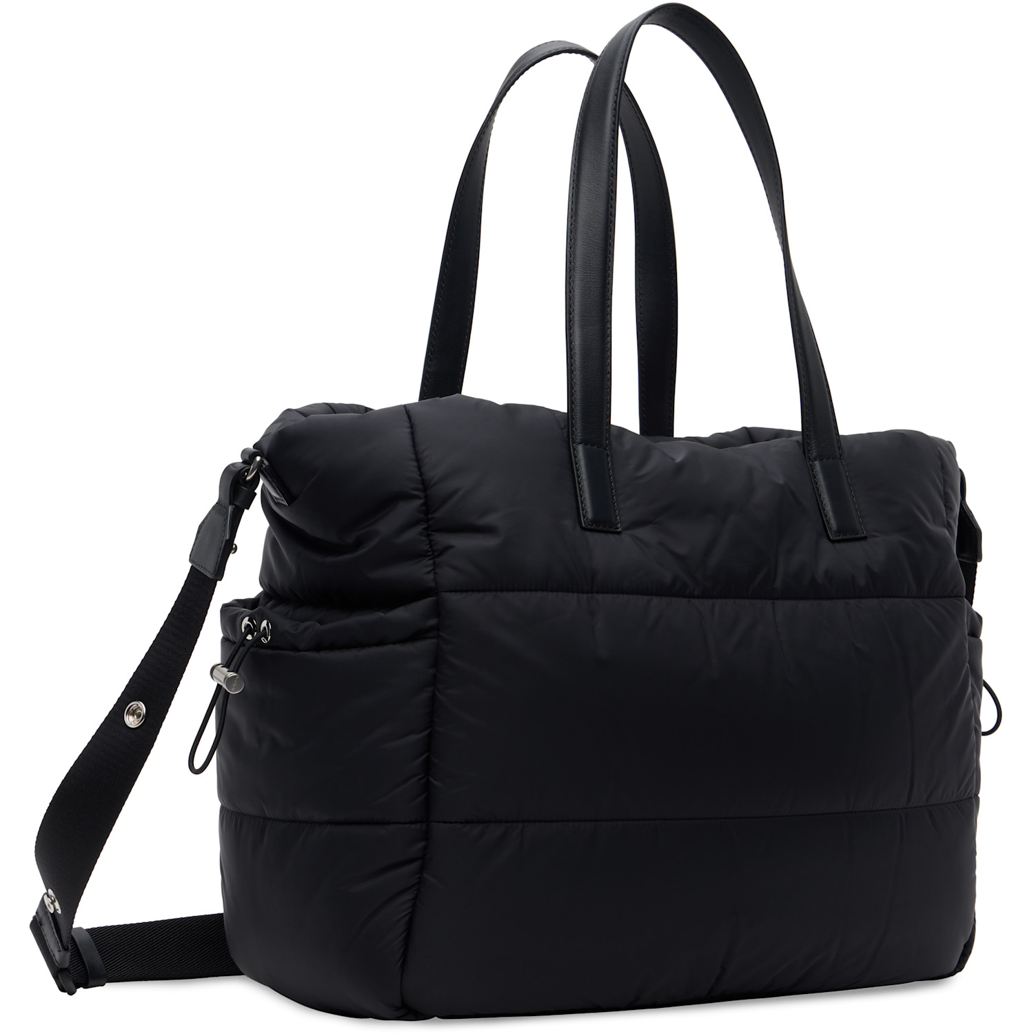  Moncler Enfant Baby Black Logo Diaper Bag 