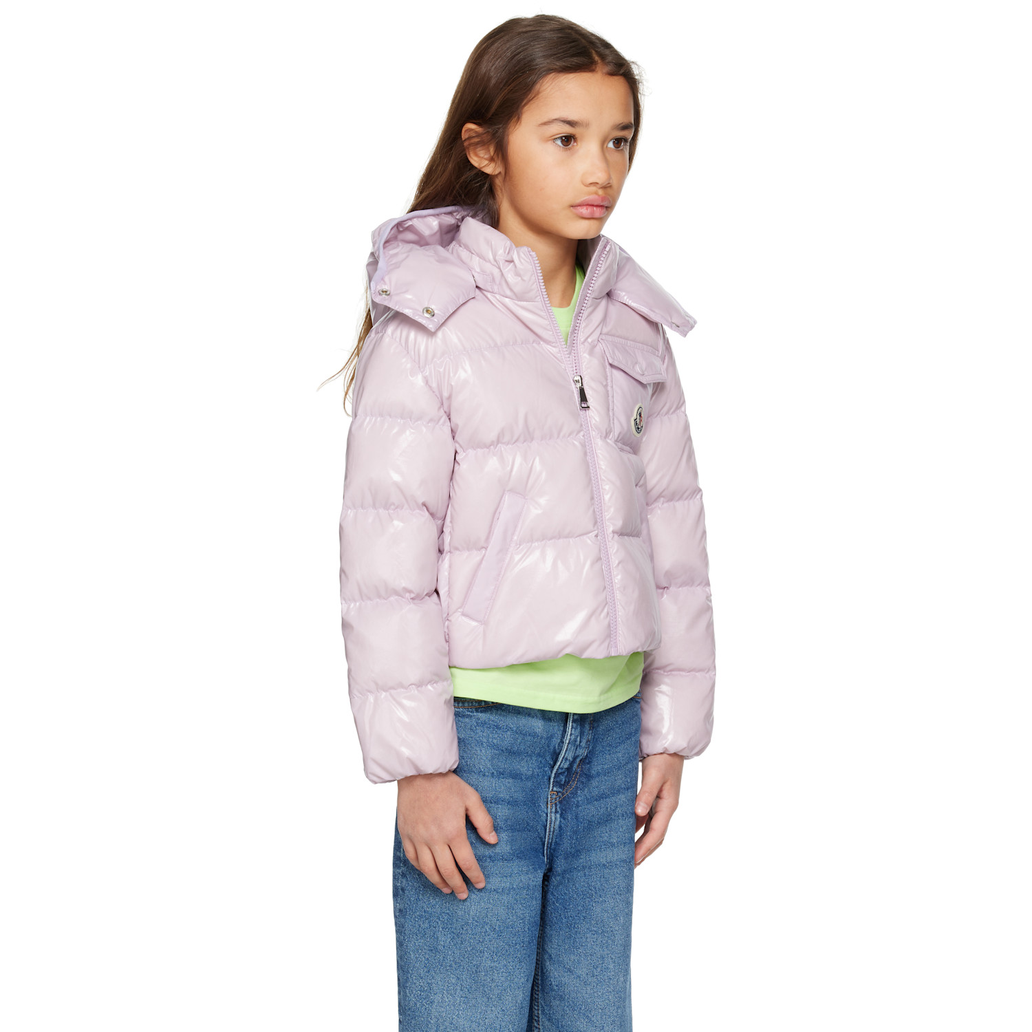  Moncler Enfant Big Kids Pink Small Andro Down Jacket 