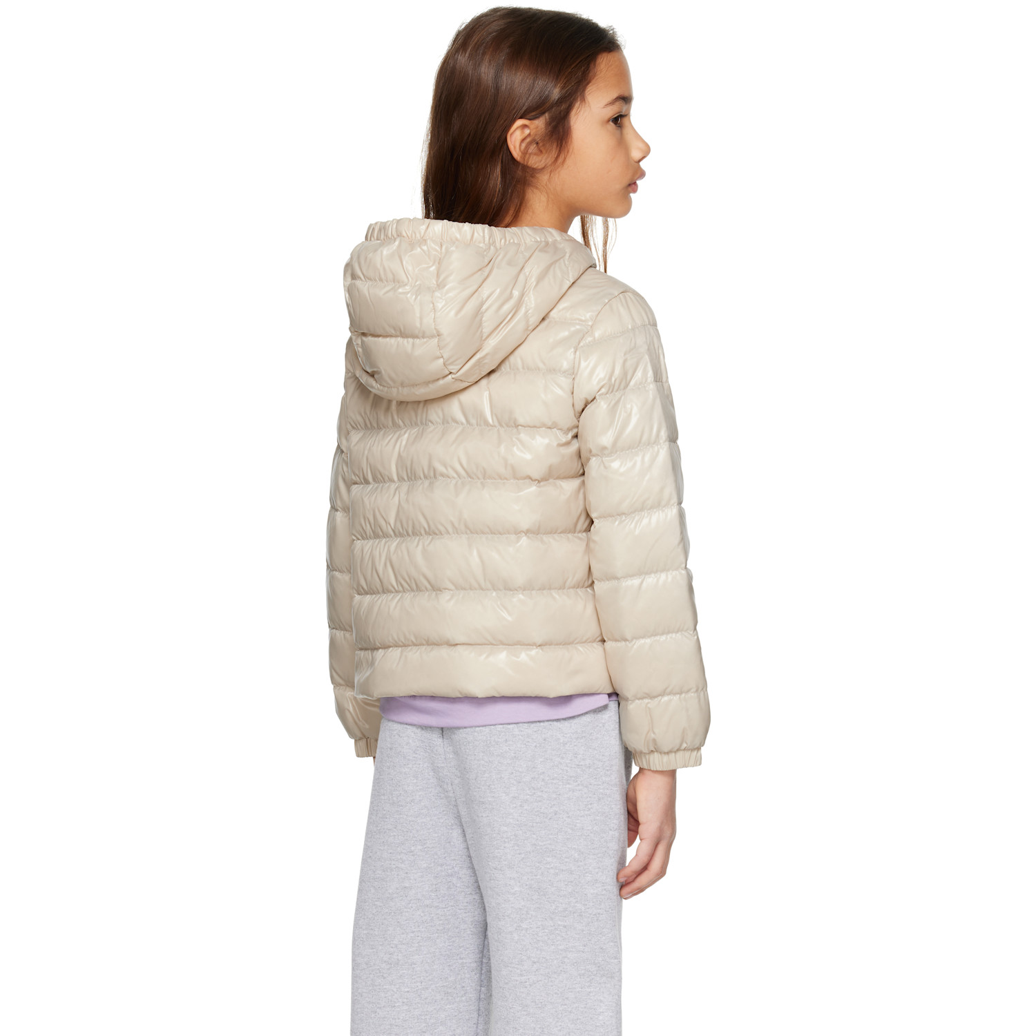  Moncler Enfant Big Kids Beige Small Ela Down Jacket 