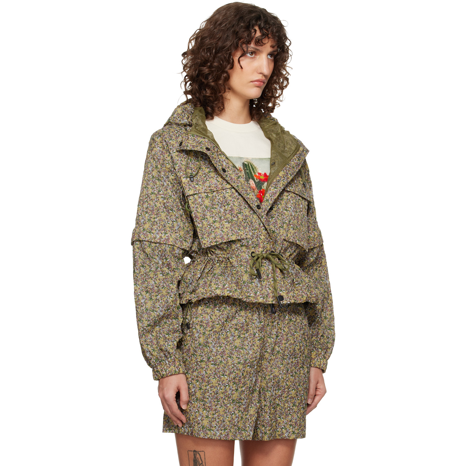  Moncler Grenoble Khaki Limosees Field Jacket 