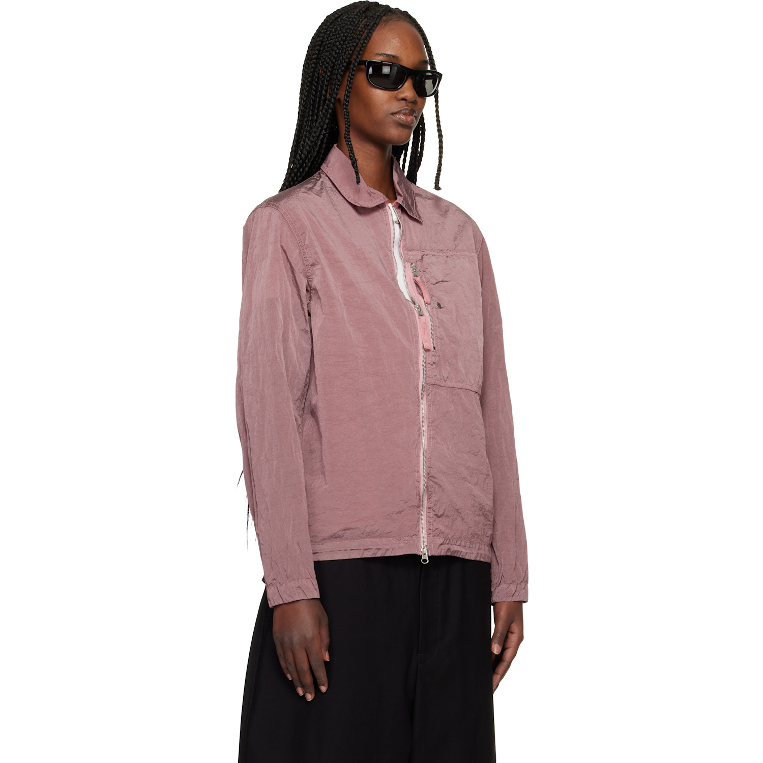  Stone Island Pink 1200038 Nylon Metal Econyl Jacket 