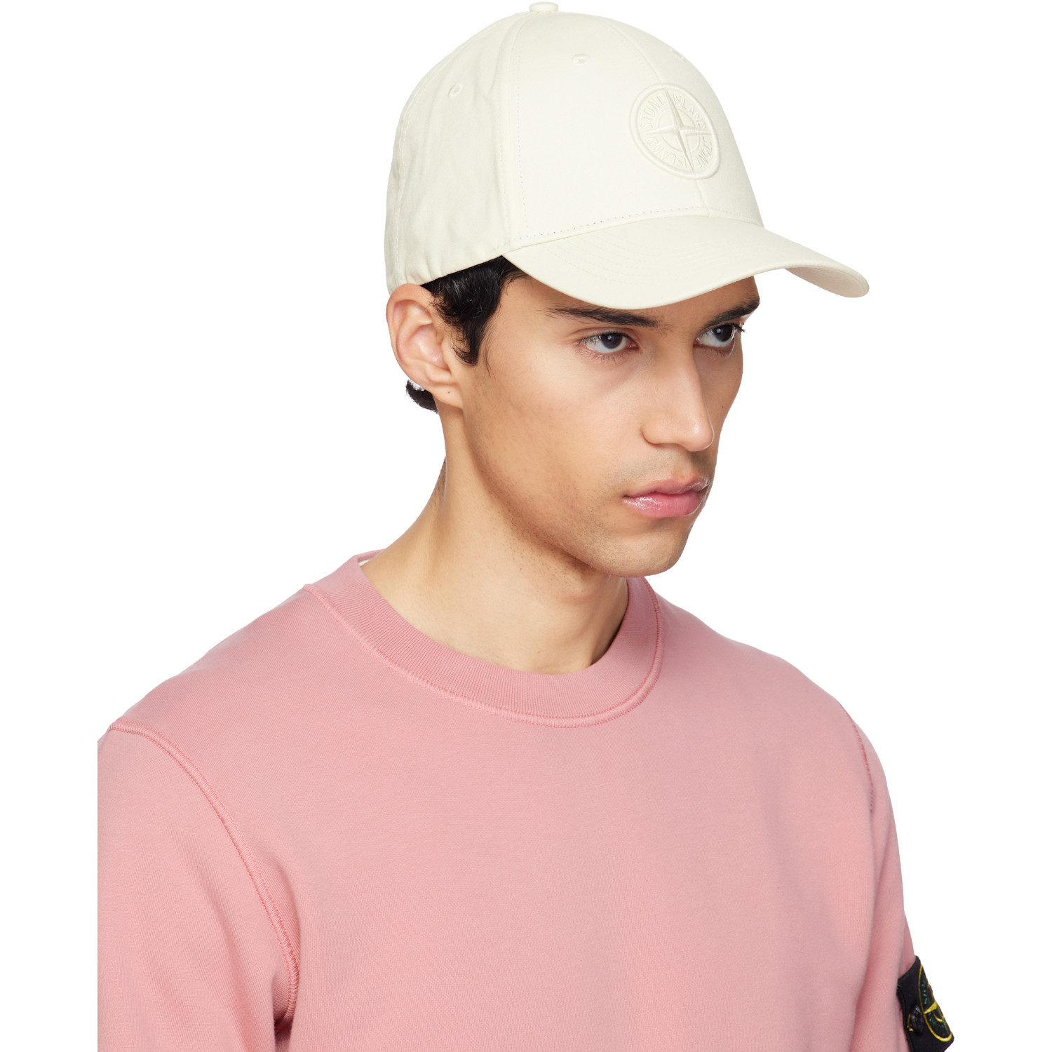  Stone Island Off-white 9100013 Cotton Reps Cap 