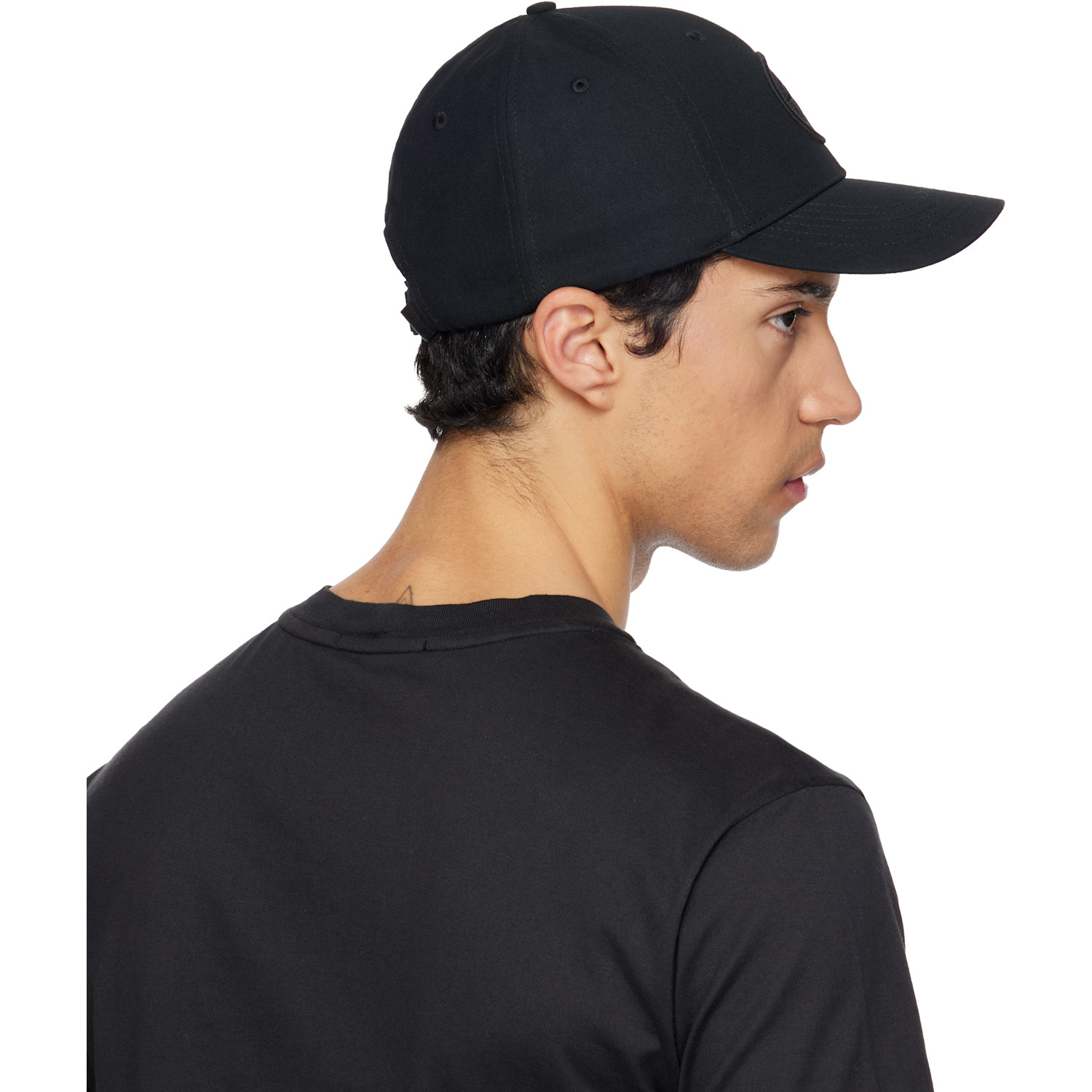  Stone Island Black 9100013 Cotton Reps Cap 
