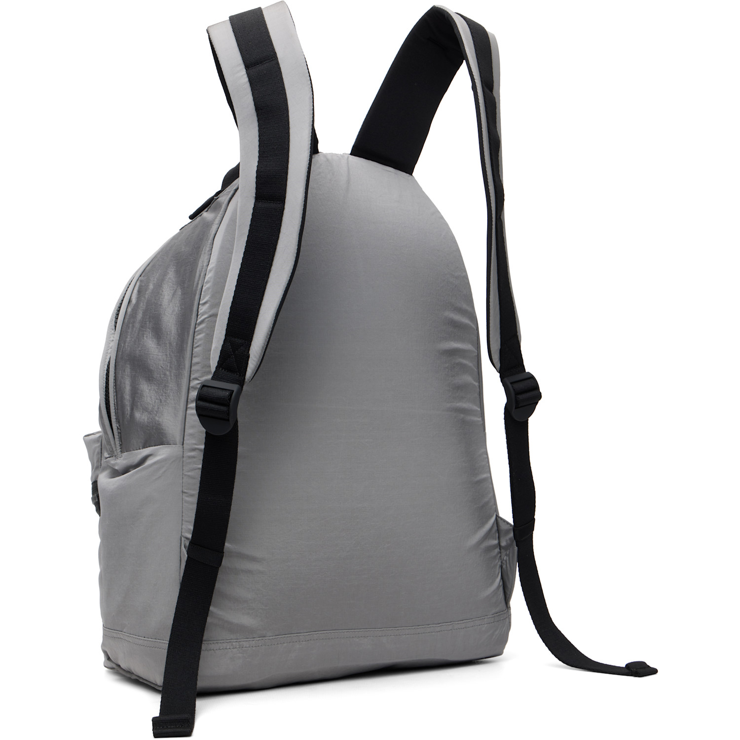 Stone Island Gray 9200010 Coated Nylon Metal Econyl Backpack 