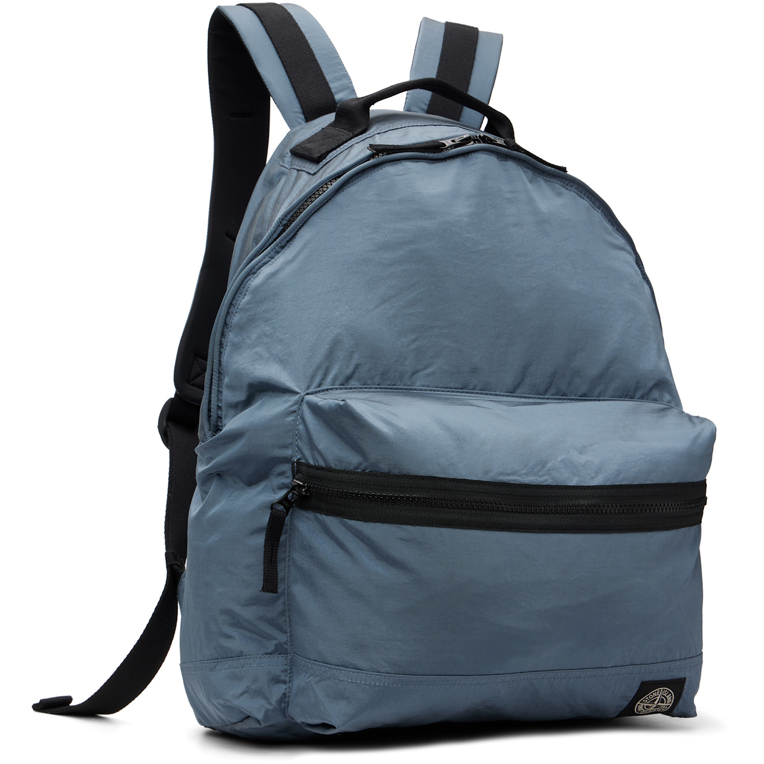  Stone Island Blue 9200010 Coated Nylon Metal Econyl Backpack 